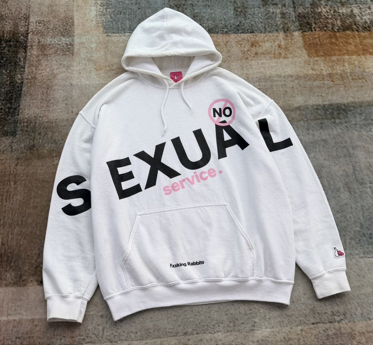Japanese Brand #FR2 Fxxking Rabbits Graphic Cotton Hoodie Size US L / EU 52-54 / 3 - 2 Thumbnail