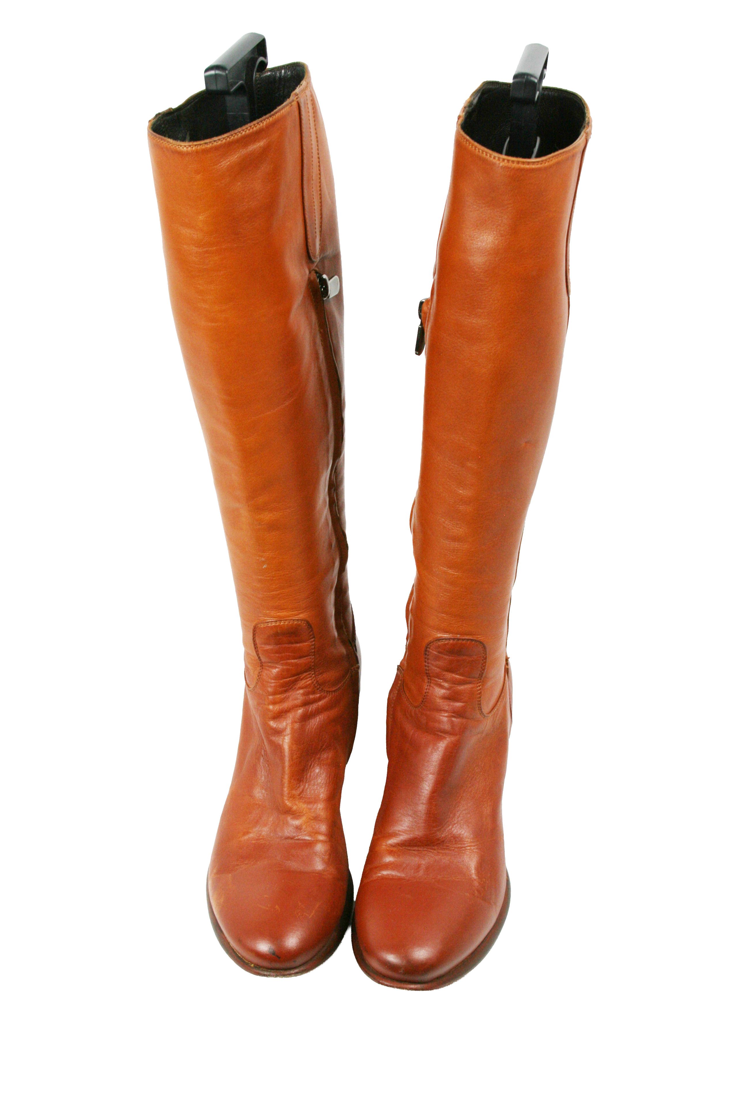 Principe Principe Di Bologna 00S Knee High Riding Boots Vintage Size US 6 / IT 36 - 12 Thumbnail