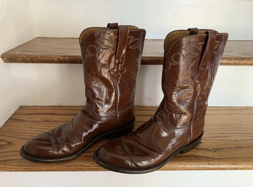 Lucchese Classics L0103 (3520RR) Brown Calfskin Men Size 9D