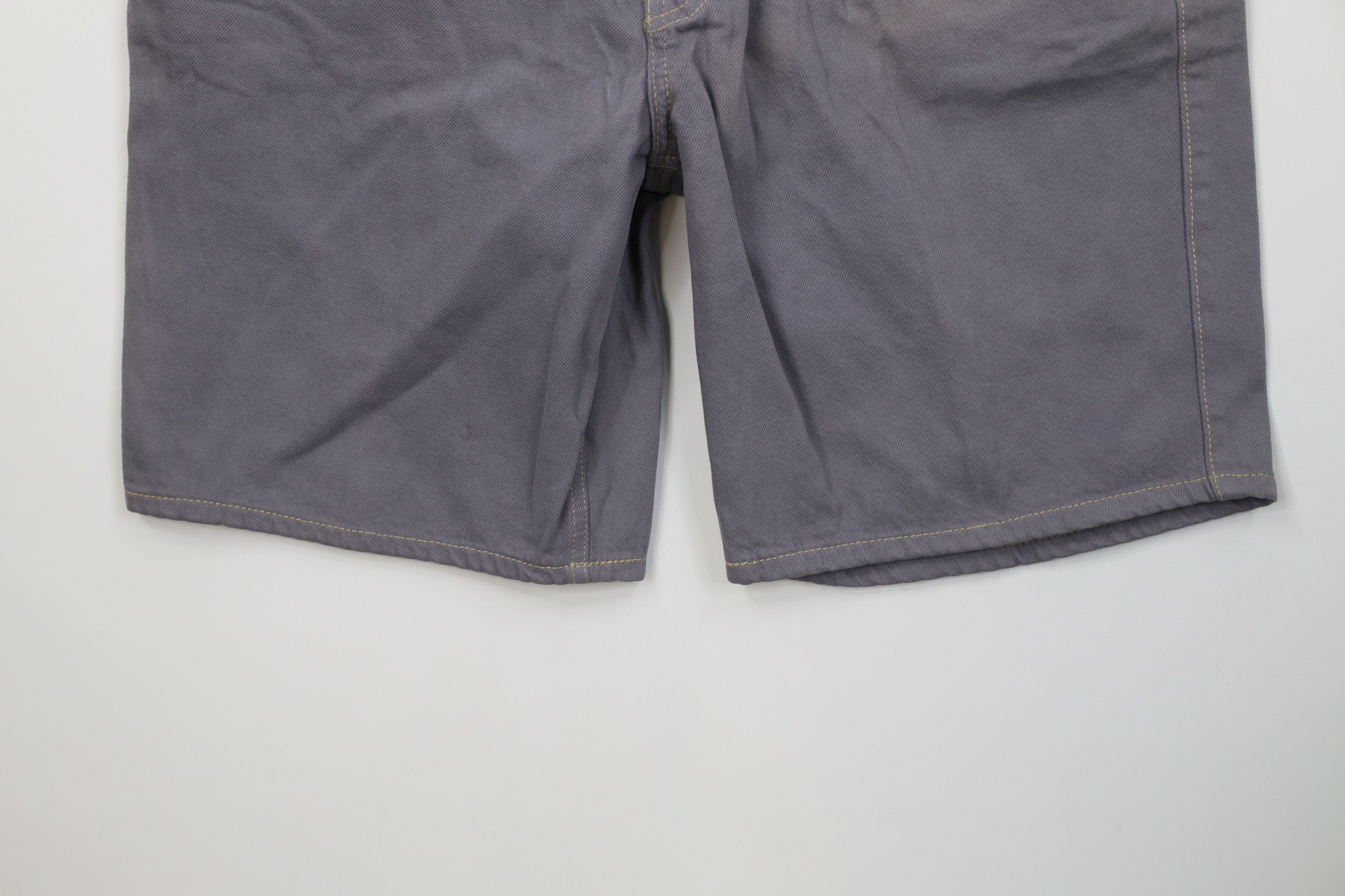 Vintage Vintage 90s Streetwear Relaxed Fit Above Knee Denim Shorts Size US 34 / EU 50 - 4 Thumbnail