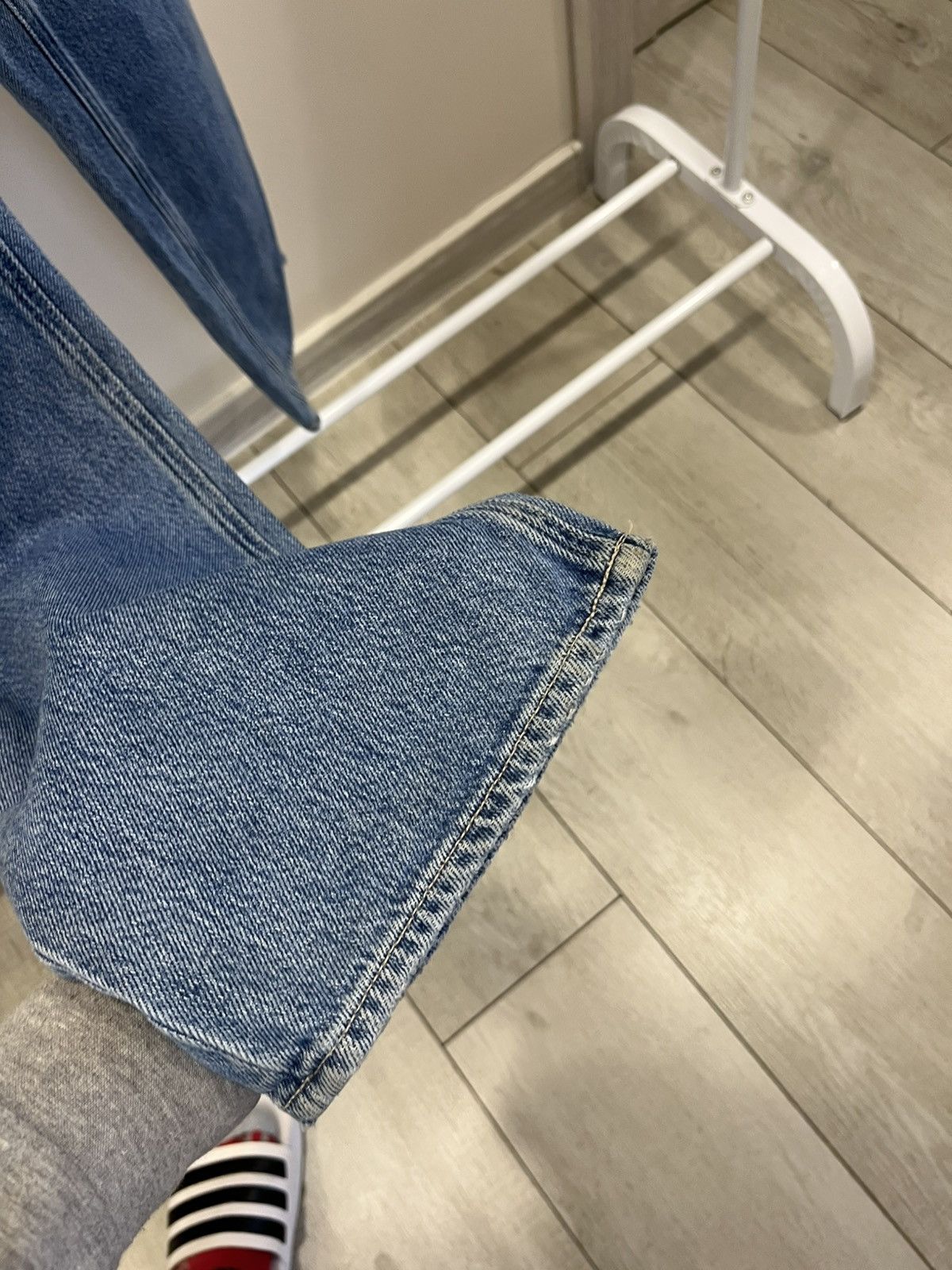 Paige Mens Blue Federal Denim Slim Fit Paige Jeans 30x32 Relaxed Size US 30 / EU 46 - 4 Thumbnail