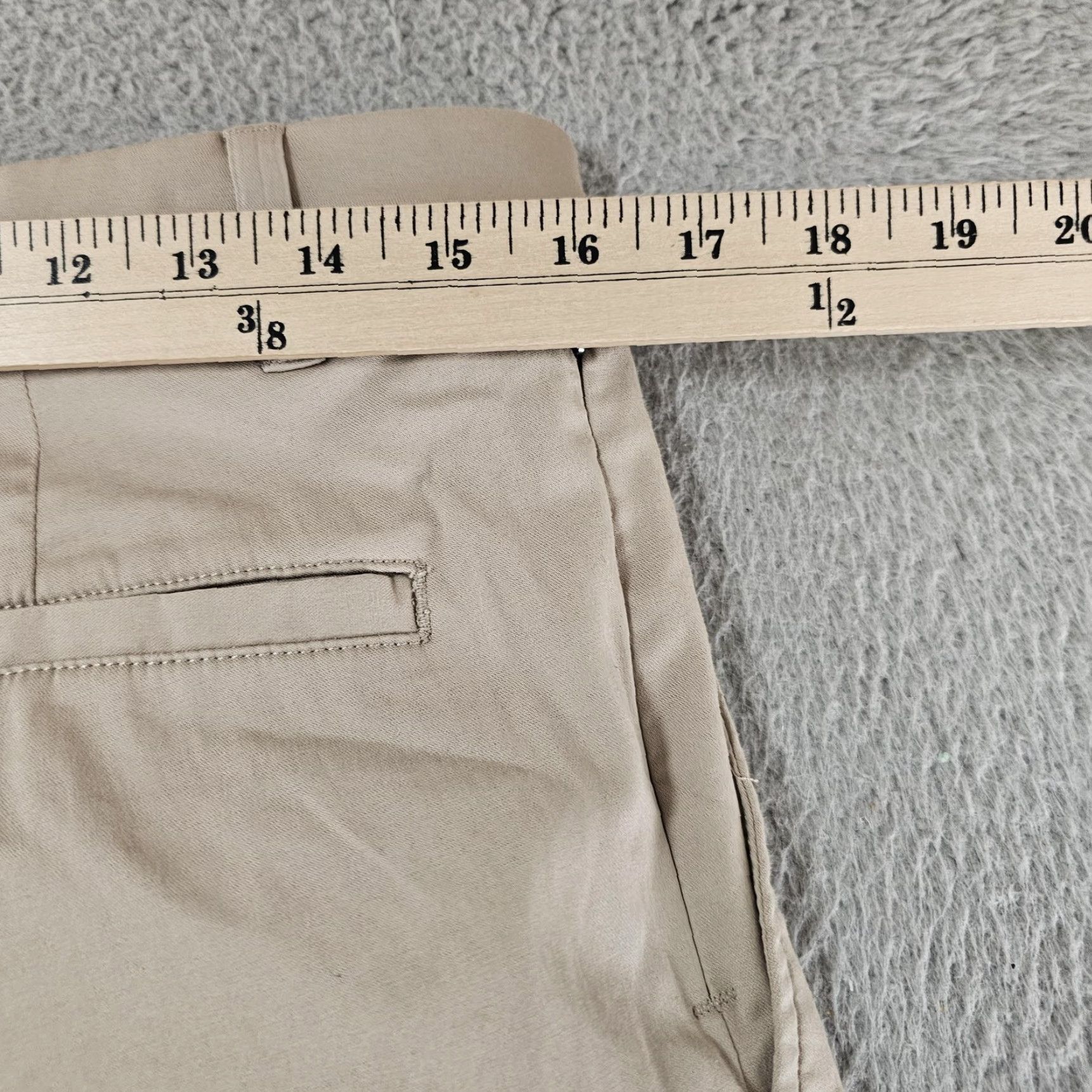 Vintage Birddogs Pants Mens 32x28 Khaki Beige Chino Stretch Casual Tech Tapered Pockets Zip Front Belt Loops Birddogs Built-in Liner Mens Size US 32 / EU 48 - 7 Thumbnail