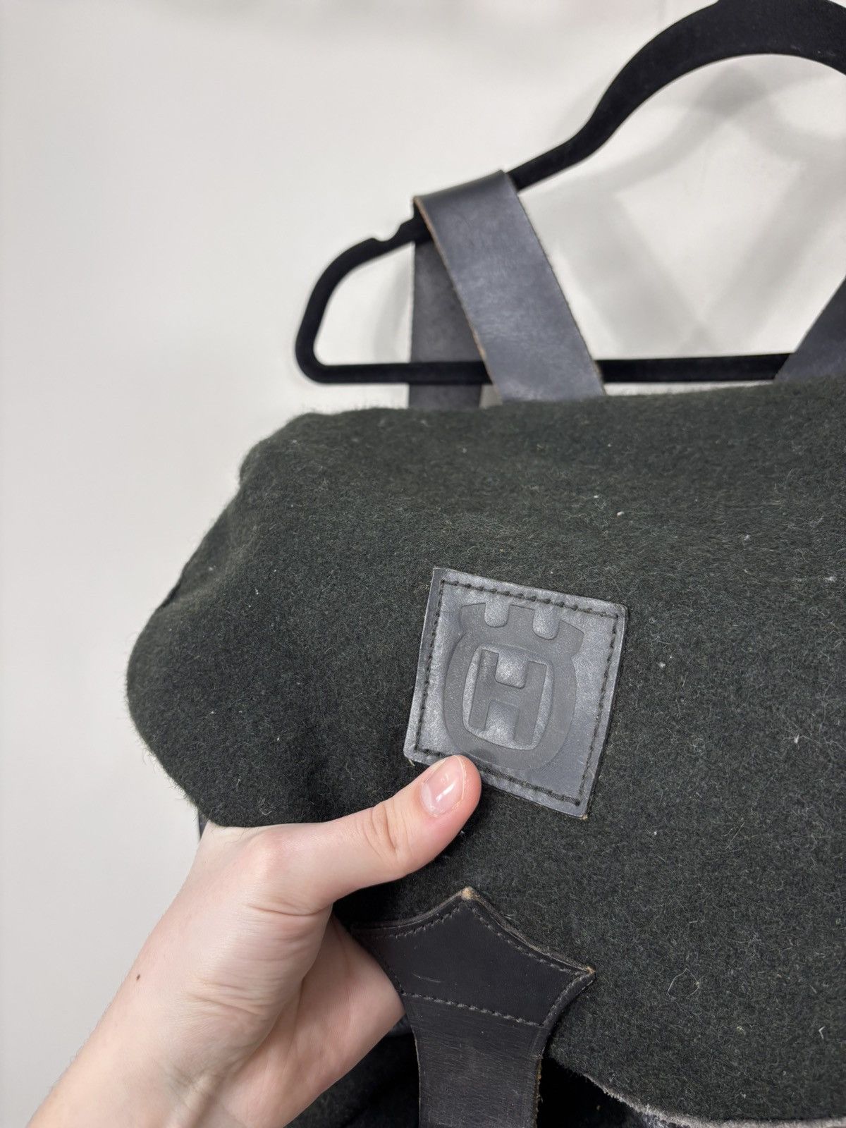 Other Vintage 1980s Husqvarna Motorcycle Backpack Wool Leather Size ONE SIZE - 9 Thumbnail
