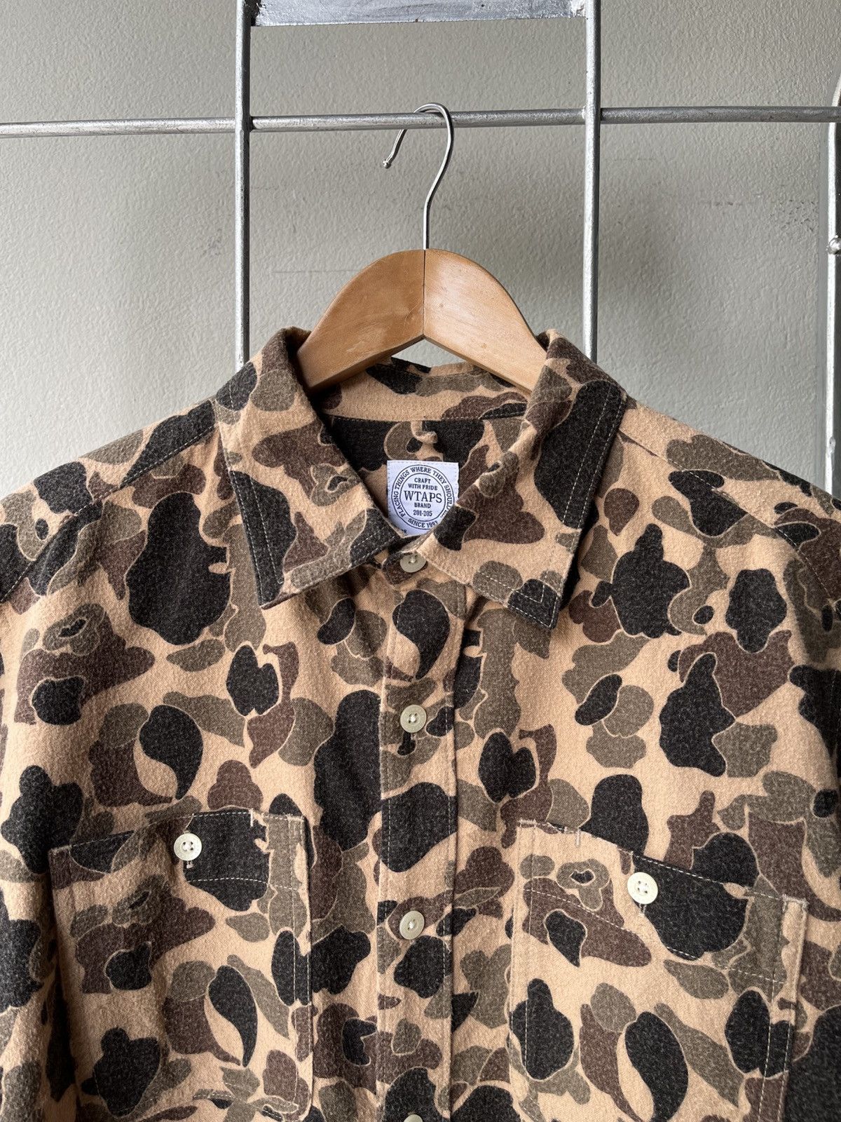 Wtaps Wtaps Brown camo shirt. Size US M / EU 48-50 / 2 - 5 Thumbnail