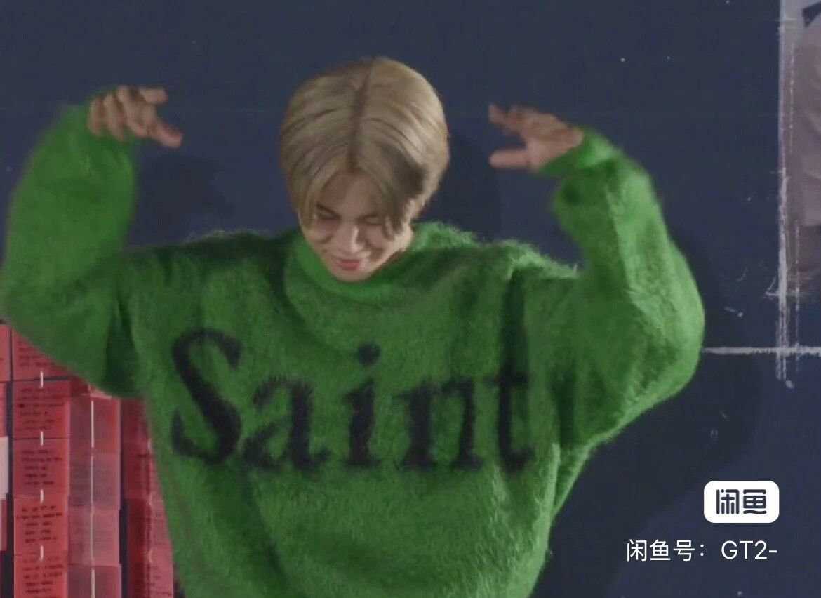 Saint Michael SAINT MICHAEL 23AW crew neck knit sweater Jimin M Size US M / EU 48-50 / 2 - 7 Thumbnail