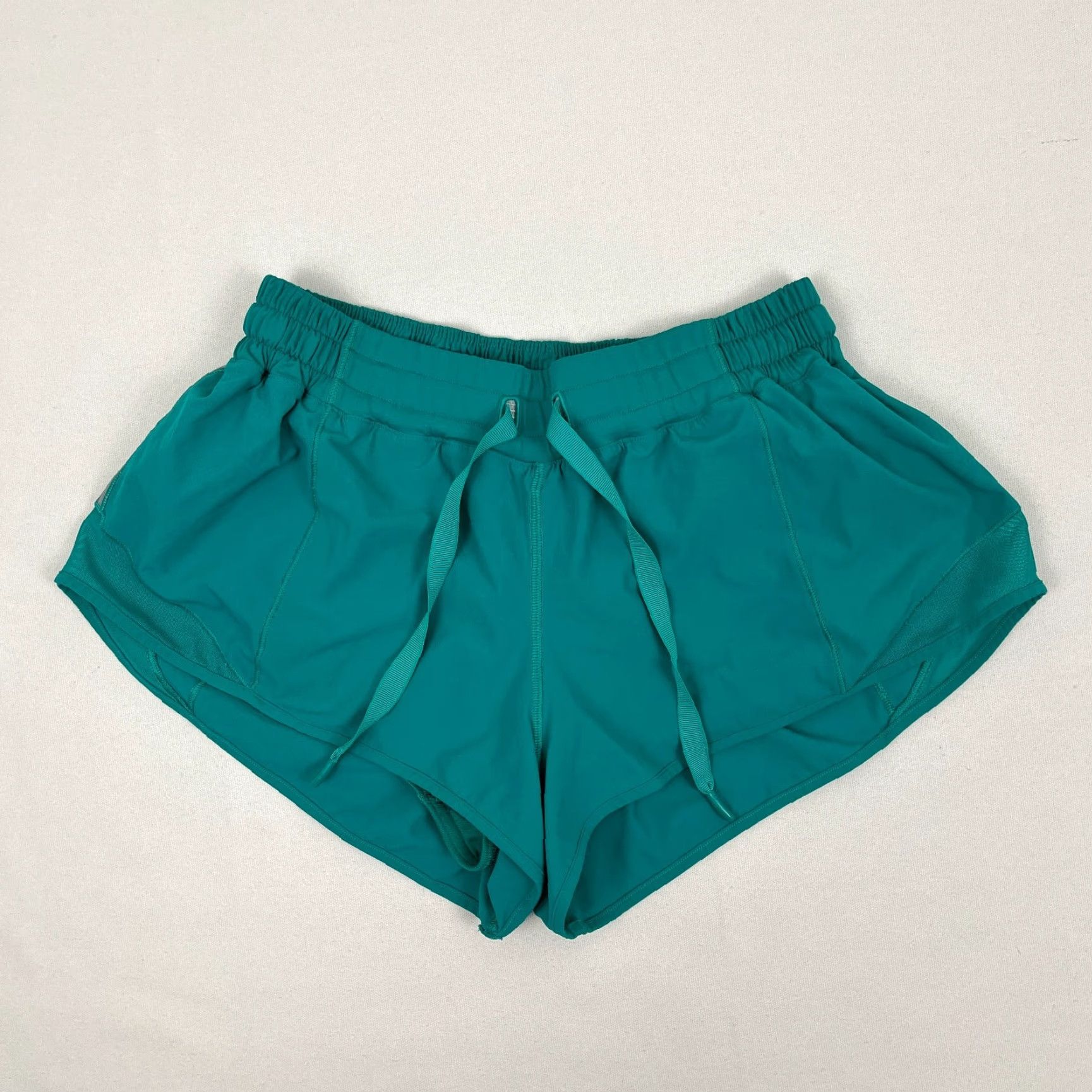 Lululemon Lululemon Hotty Hot Shorts Womens Sz 10 x 2.5" Lined Viridian Green Active Run Size 26" / US 2 / IT 38 - 3 Thumbnail