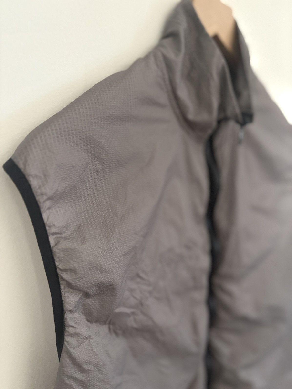 Whim Golf Whim Golf Packable Transparent Grid Nylon Full Zip Vest Size US M / EU 48-50 / 2 - 9 Thumbnail