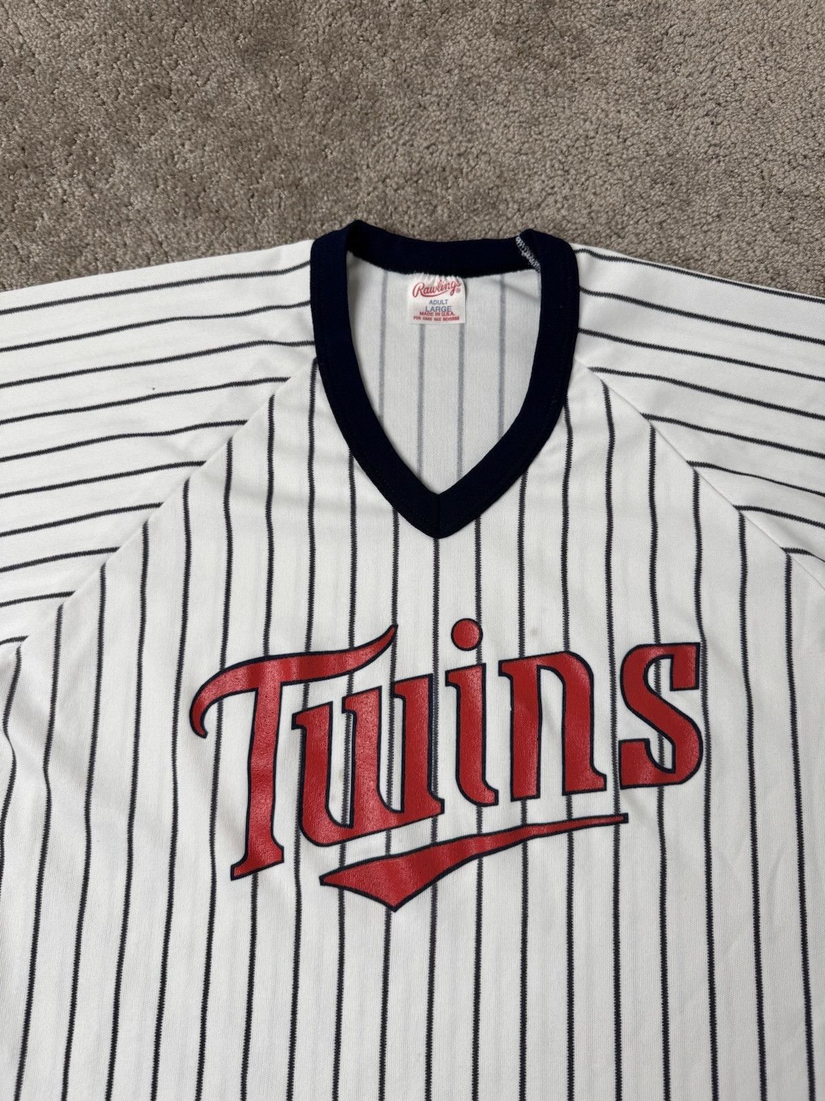 MLB Vintage 80s Rawlings Minnesota Twins MLB Jersey, Sz M Size US M / EU 48-50 / 2 - 2 Thumbnail