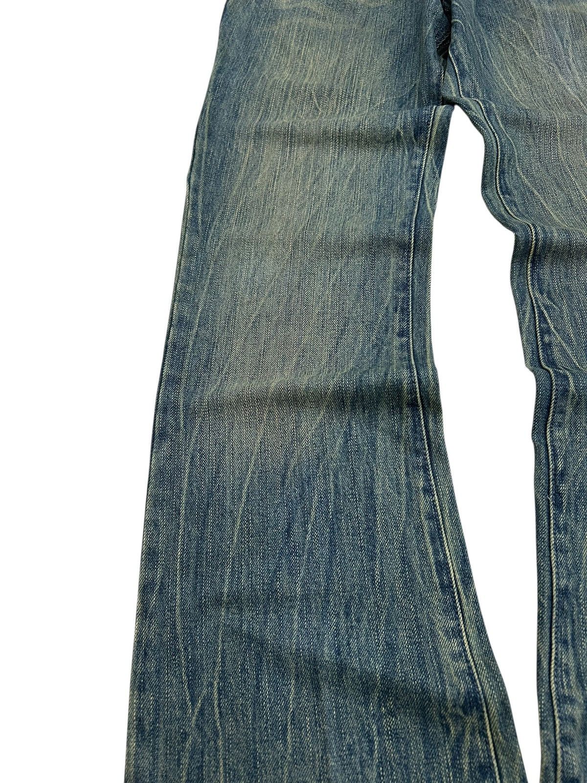 Hysteric Glamour × Japanese Brand × Le Grande Bleu (L.G.B.) Japanese Brand Jean Washed Blue Way Jean Zigzag Boro Pcoket Size US 31 - 7 Thumbnail