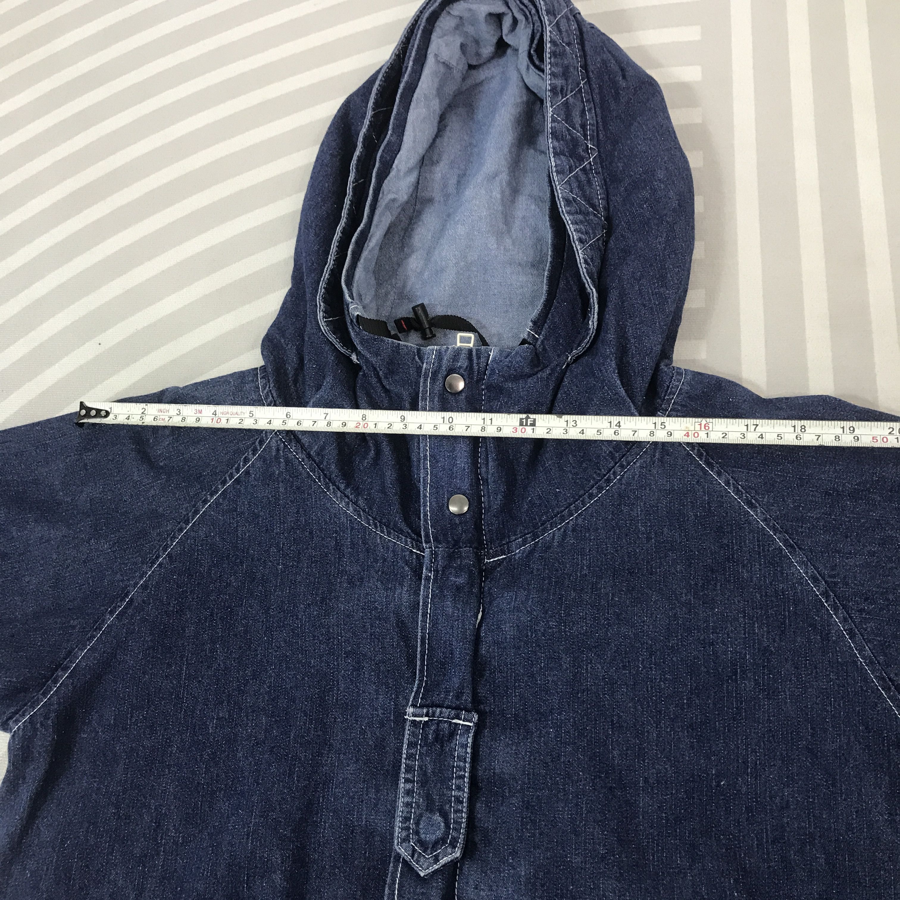 Vintage Vintage Joey Factory denim Hoodies jacket K69B5 Size US M / EU 48-50 / 2 - 6 Thumbnail