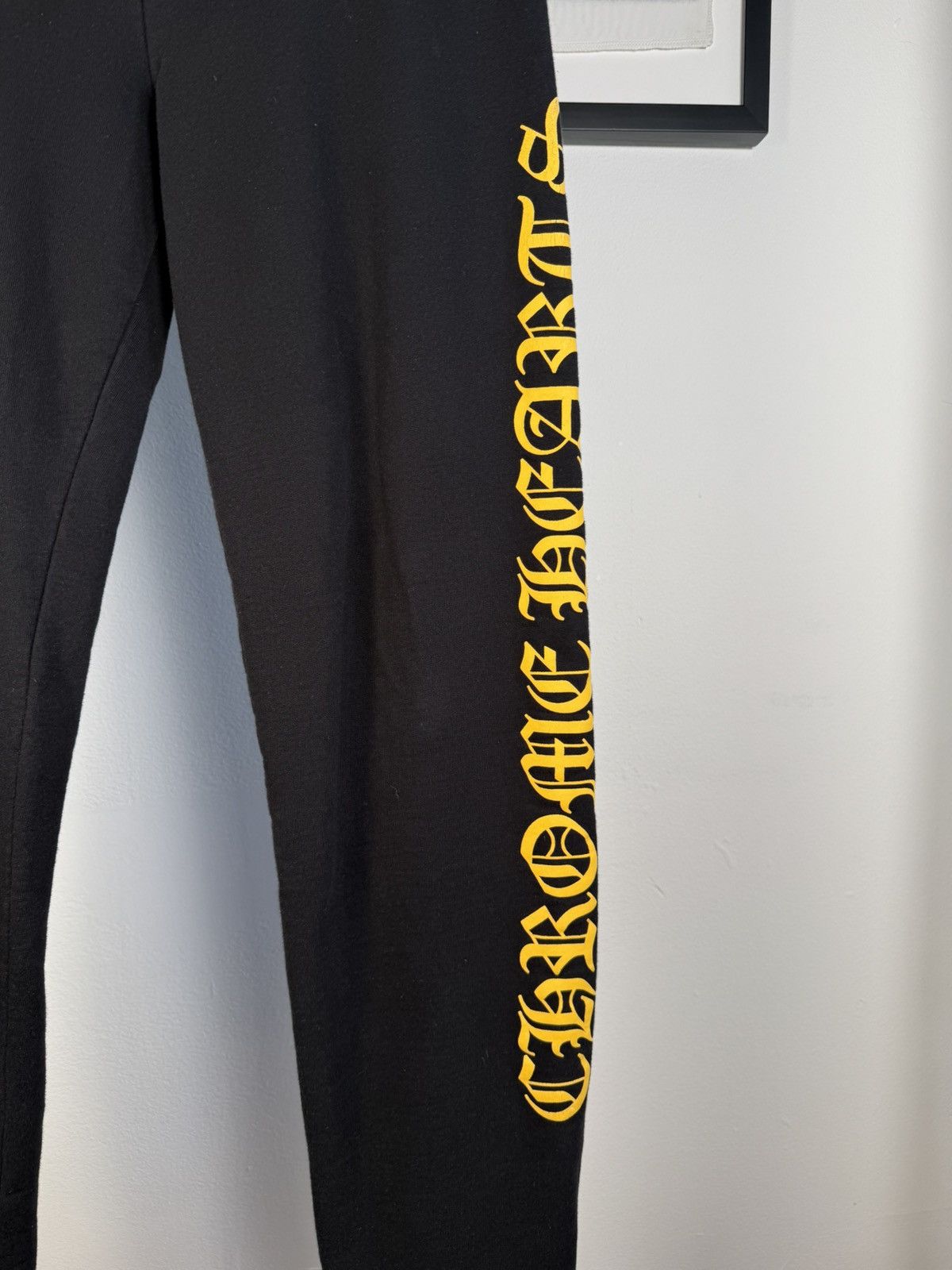 Chrome Hearts ICONIC EVERYDAY⚡️VOLT COLORWAY LOGO "FUCK YOU" SWEATPANTS Size US 32 / EU 48 - 4 Thumbnail