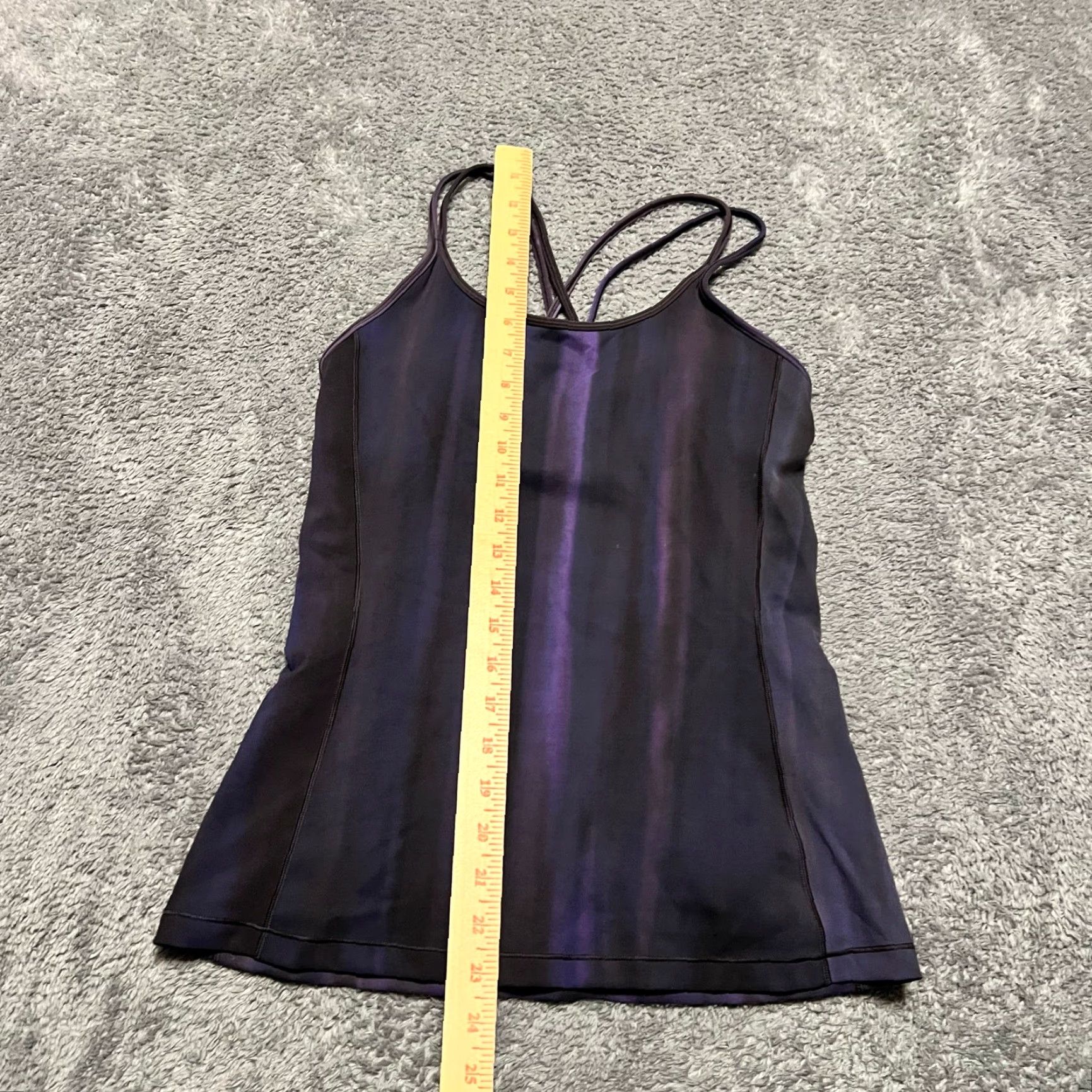 Lululemon Lululemon Tank Top Womens 6 Free To Be Strappy Built in Shelf Bra Everlux Shirt Purple Size 6 Womens Size M / US 6-8 / IT 42-44 - 6 Thumbnail