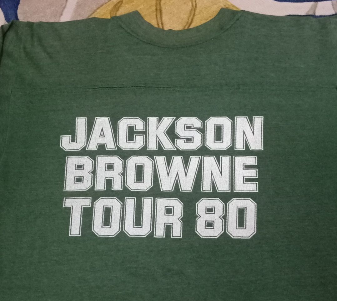 Band Tees Vintage 80s Hold Out : Jackson Browne Tour 80 Japan T-shirt Size US S / EU 44-46 / 1 - 14 Thumbnail