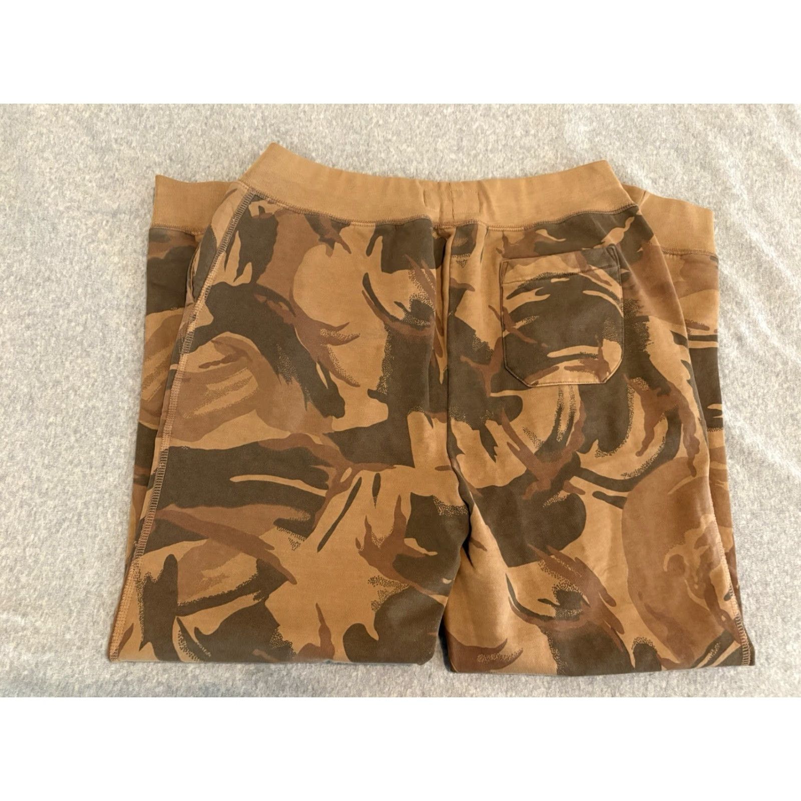 Polo Ralph Lauren Polo Ralph Lauren Denim & Supply Sweatpants Pants Brown Camo L Mens Regular Drawstring Fleece Cotton Polyester Pants Brown Camouflage Large Size US L / EU 52-54 / 3 - 6 Thumbnail