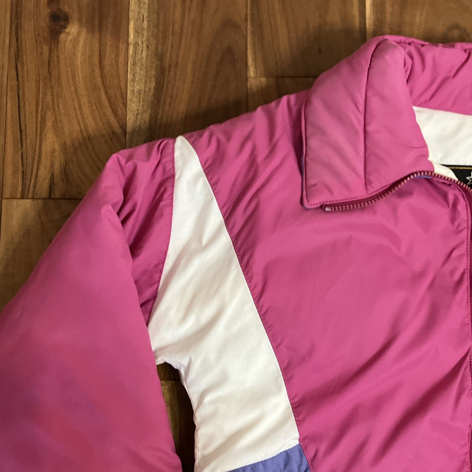 Other Vtg Alpine Designs GOOSE DOWN Puffer Ski Jacket Sz M Pink Size M / US 6-8 / IT 42-44 - 4 Thumbnail