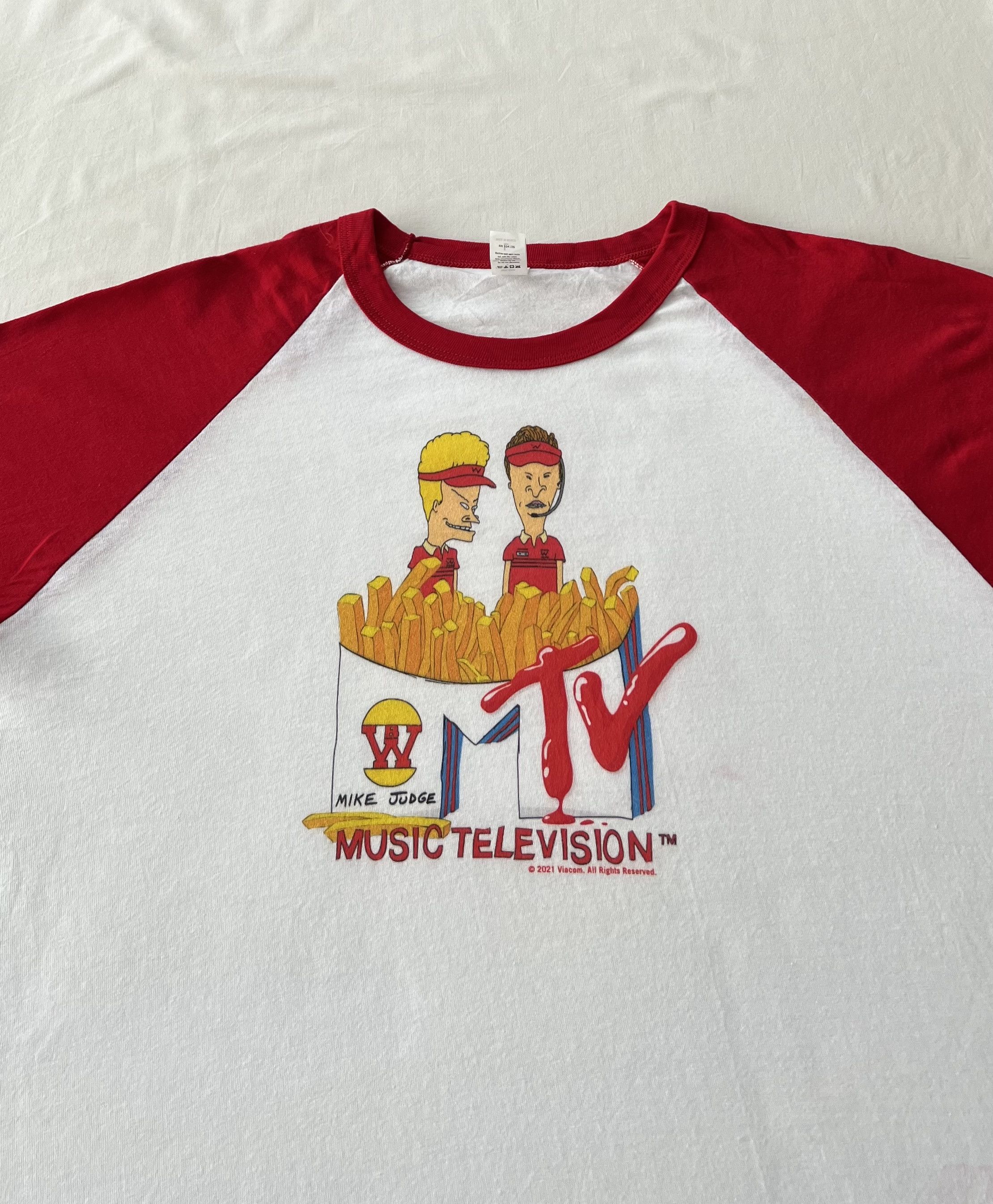 Cartoon Network Vintage 2021 Beavis and Butt-Head MTV Cartoon Long Sleeve Size US L / EU 52-54 / 3 - 3 Thumbnail