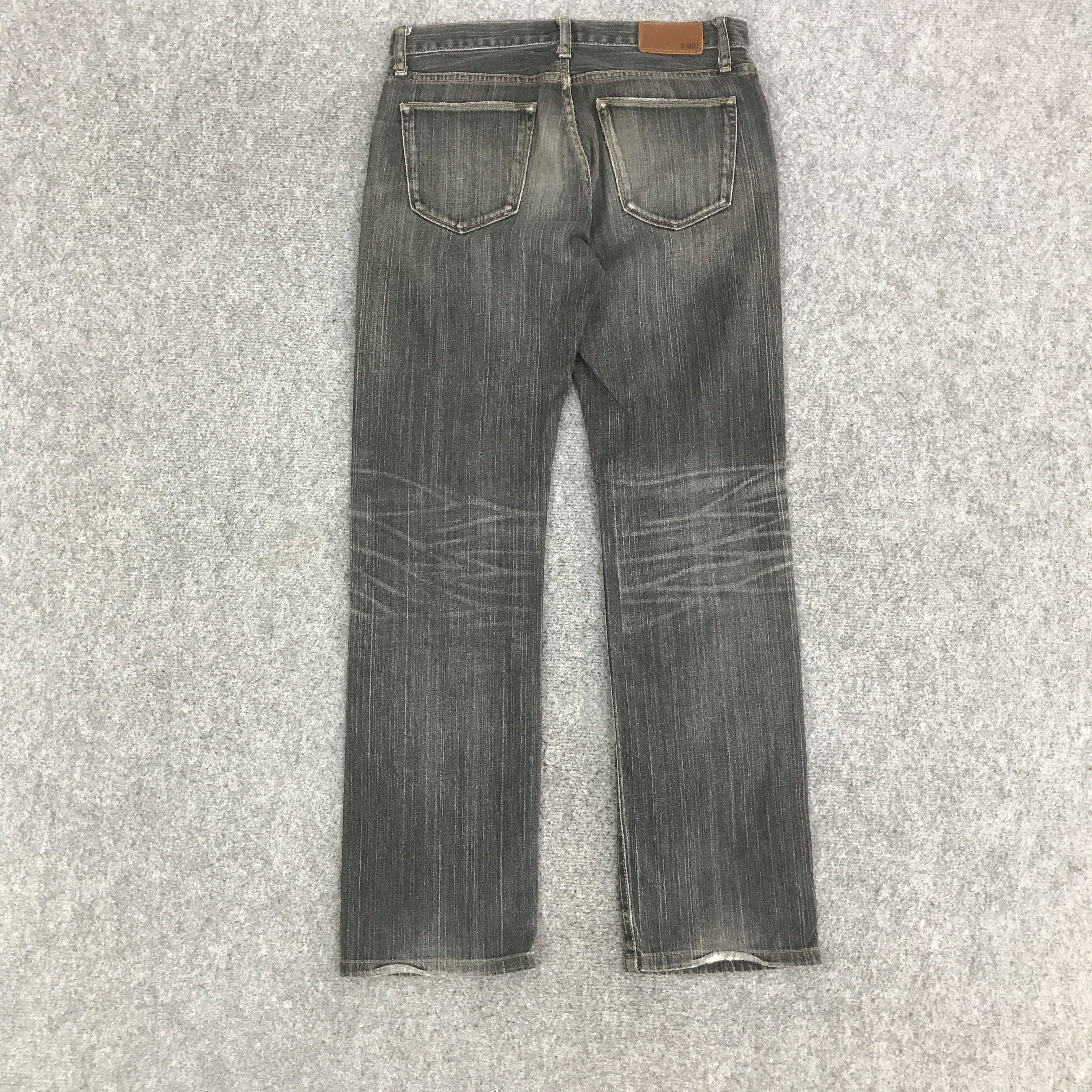 Uniqlo JAPANESE UNIQLO BLACK FADED JEANS PANTS K74B13 Size US 30 / EU 46 - 4 Thumbnail