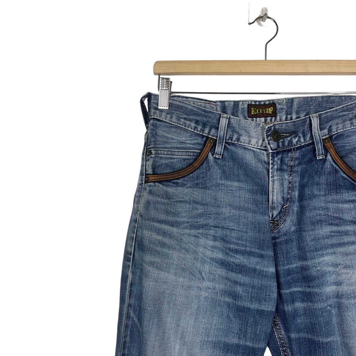 Edwin RIOT🔥30x30 Edwin Blue Trip Flare Denim Nice Colour Size US 30 / EU 46 - 6 Thumbnail