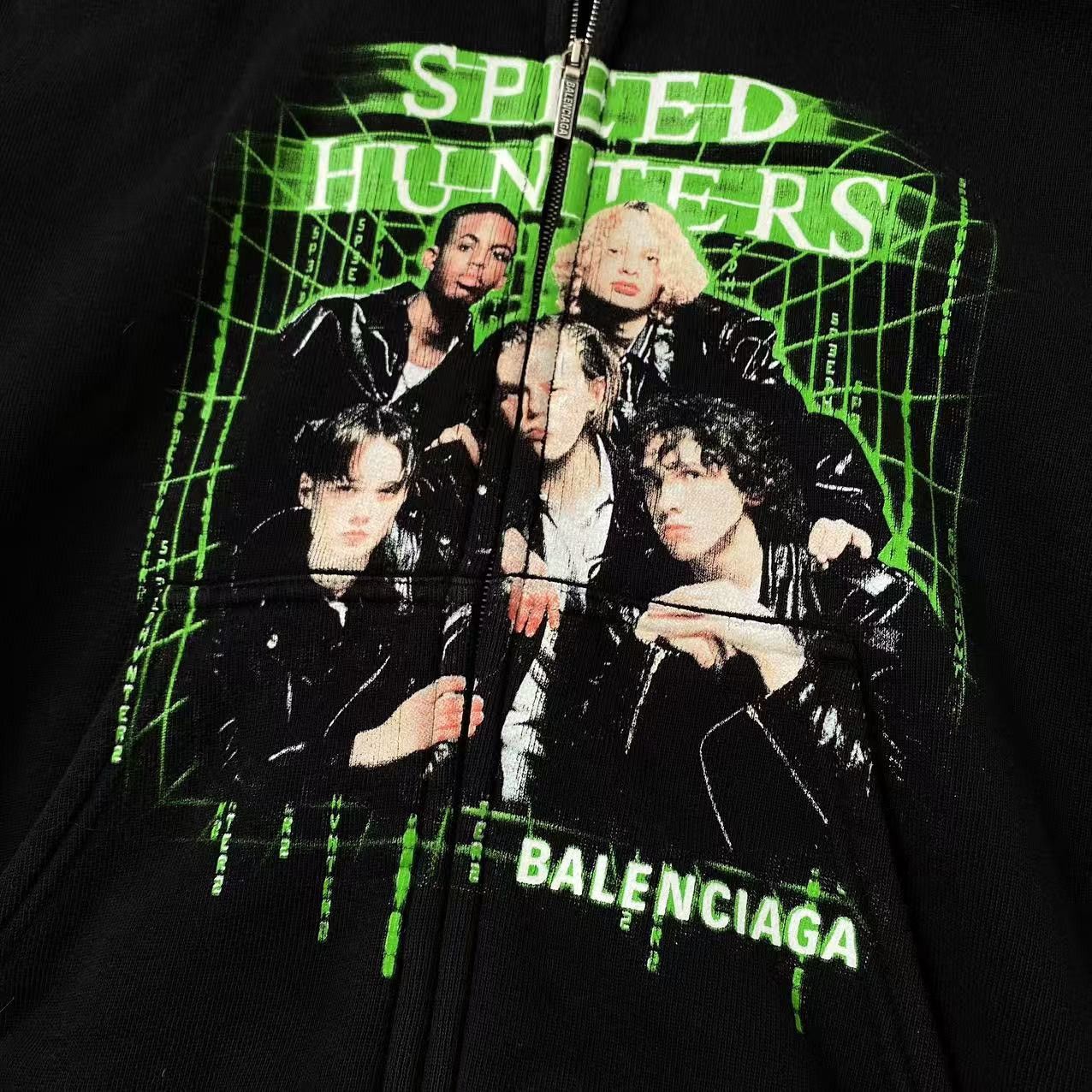 Balenciaga Balenciaga Speed Hunters Zip Up Hoodie Size US S / EU 44-46 / 1 - 3 Thumbnail