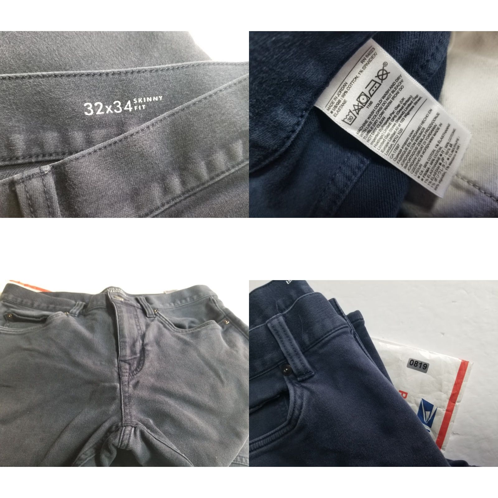 Banana Republic Banana Republic Jeans Mens Regular 32x34 Blue Denim Stretch 5-Pocket City Hipster Regular Mens Jeans Size US 32 / EU 48 - 8 Thumbnail
