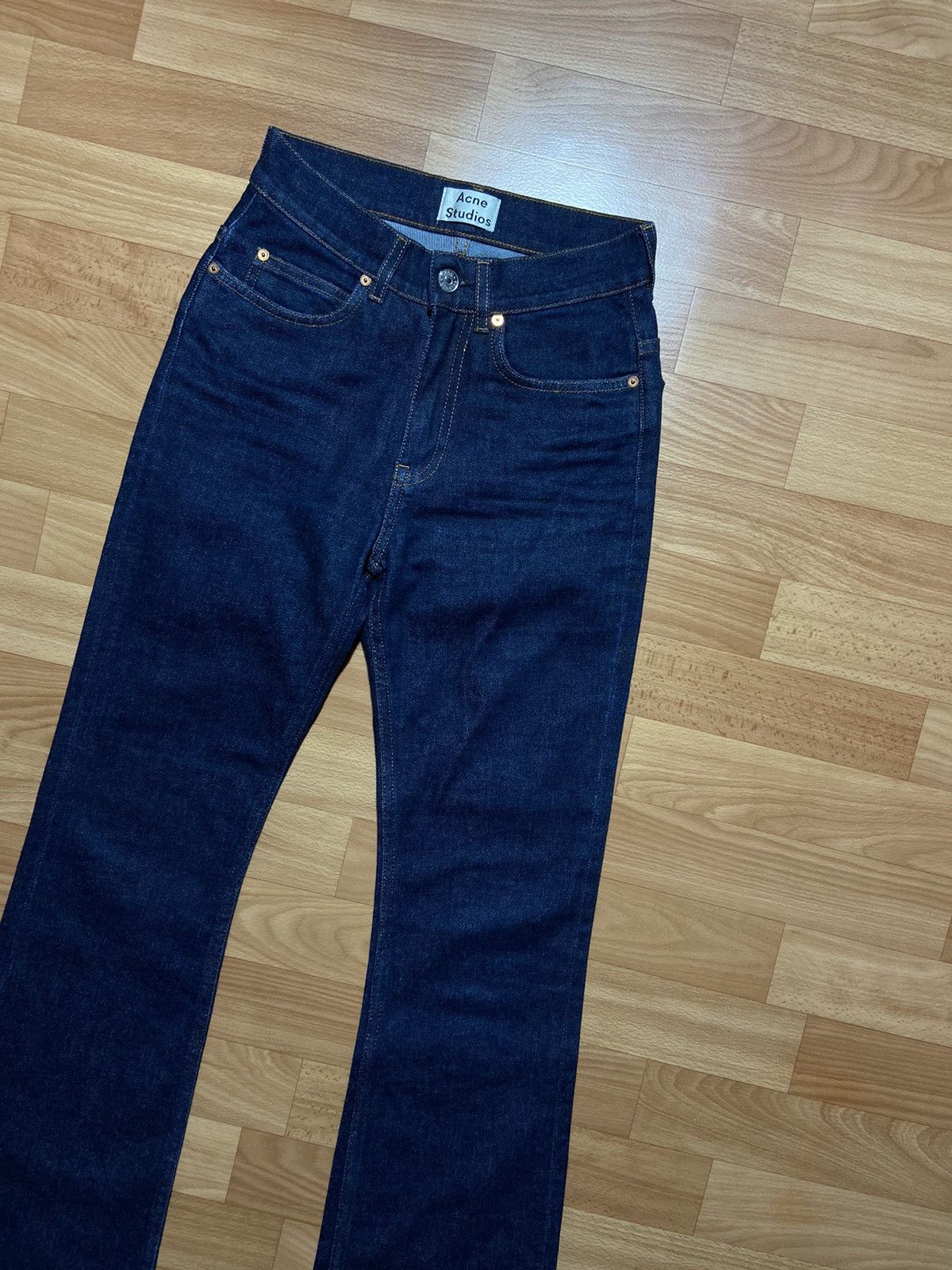 Acne Studios × Designer Acne Studios Jeans Dark Blue Denim Pants Italy Brand Size 24" / US 00 / IT 34 - 5 Thumbnail