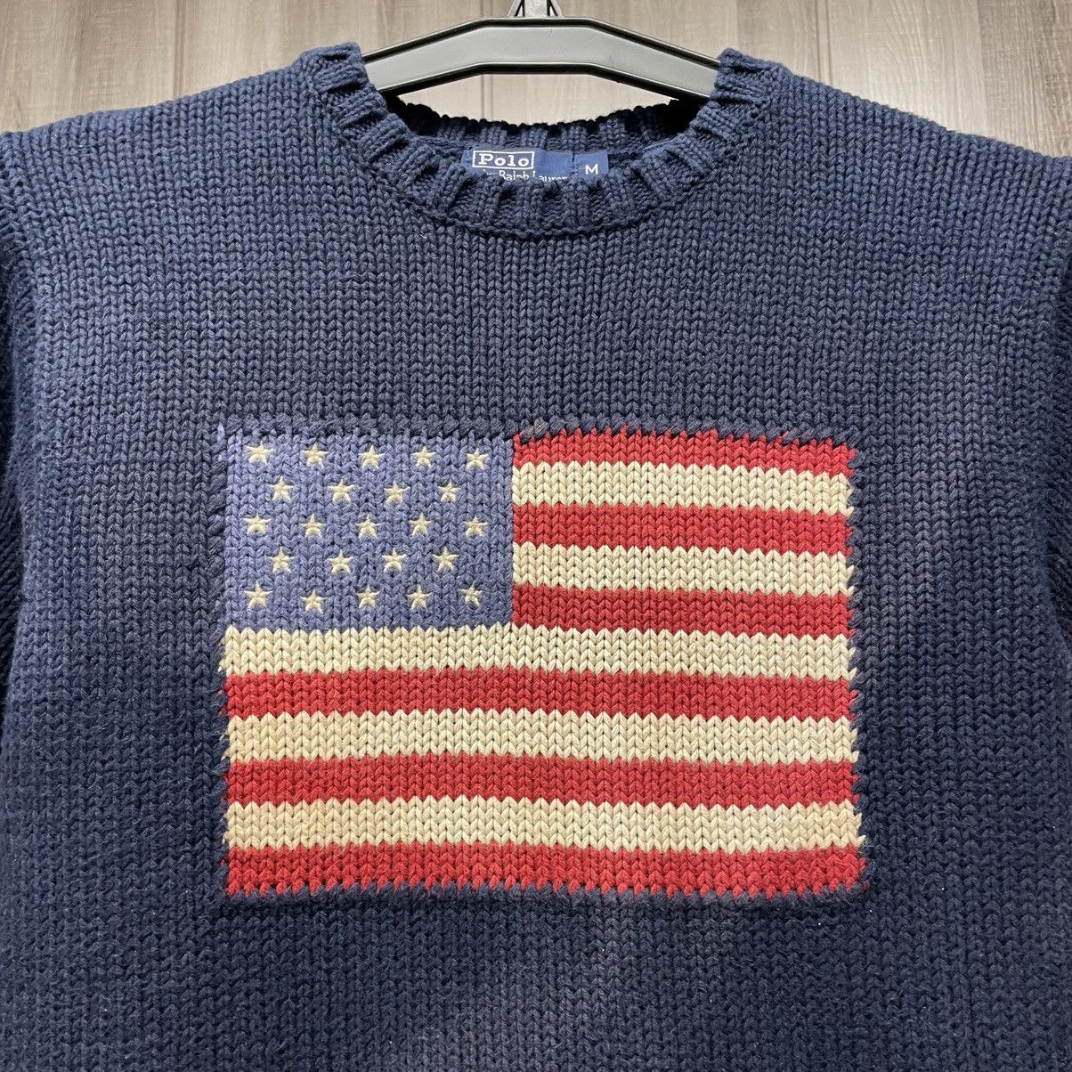 Polo Ralph Lauren Polo Ralph Lauren American Flag Sweater Size US M / EU 48-50 / 2 - 12 Thumbnail