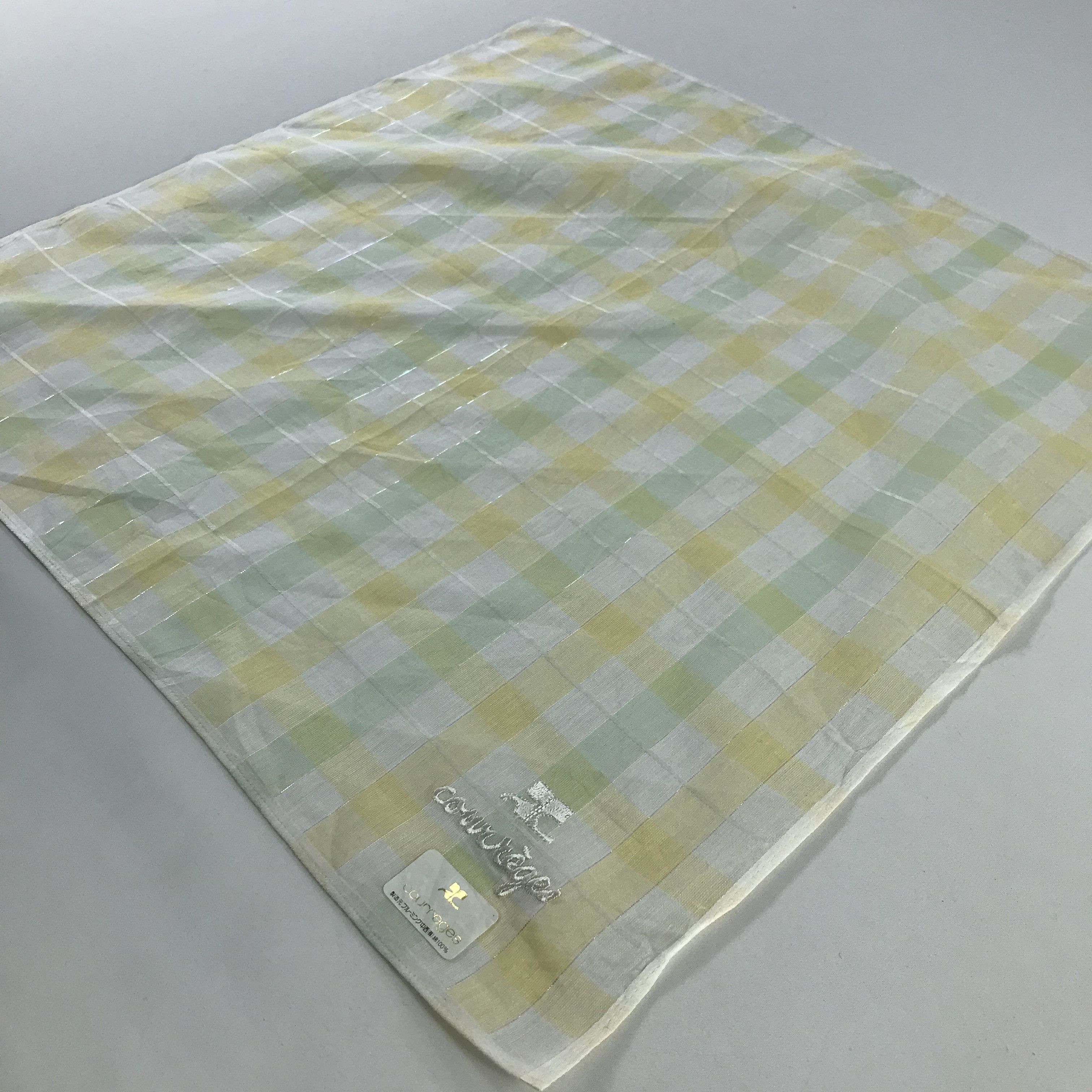 Courreges × Vintage Courreges Bandana / Handkerchief / Neckerchief - S588 Size ONE SIZE - 2 Thumbnail
