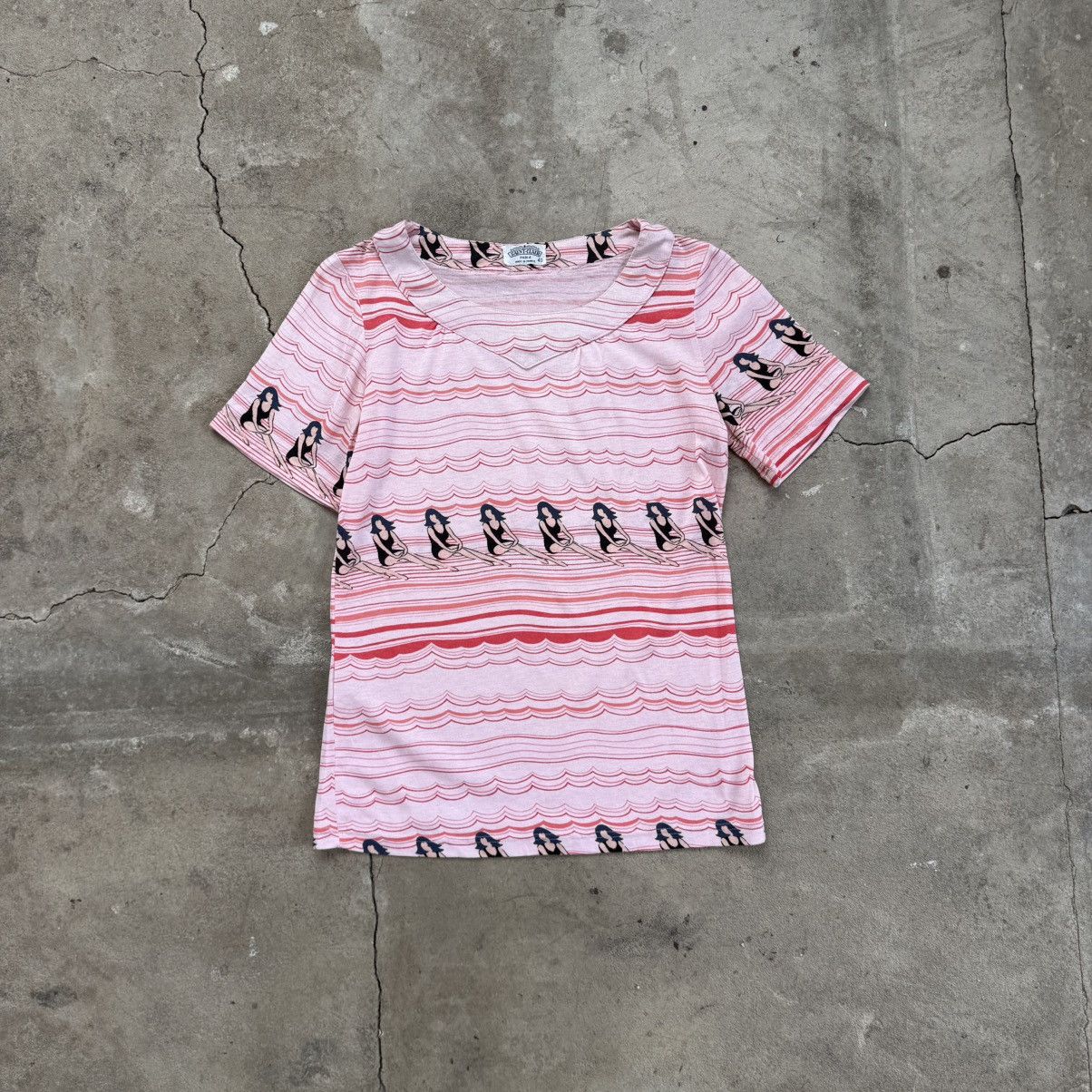 Other Vintage 90’s Saint Clare Paris Printed T-Shirt Size M / US 6-8 / IT 42-44 - 1 Thumbnail