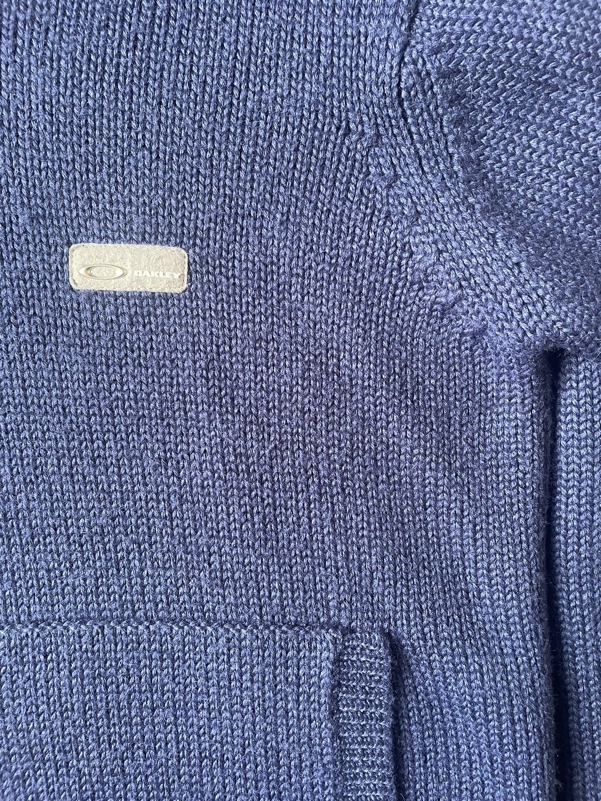 Oakley Vintage Oakley Knitted Hoodie Size US S / EU 44-46 / 1 - 9 Thumbnail