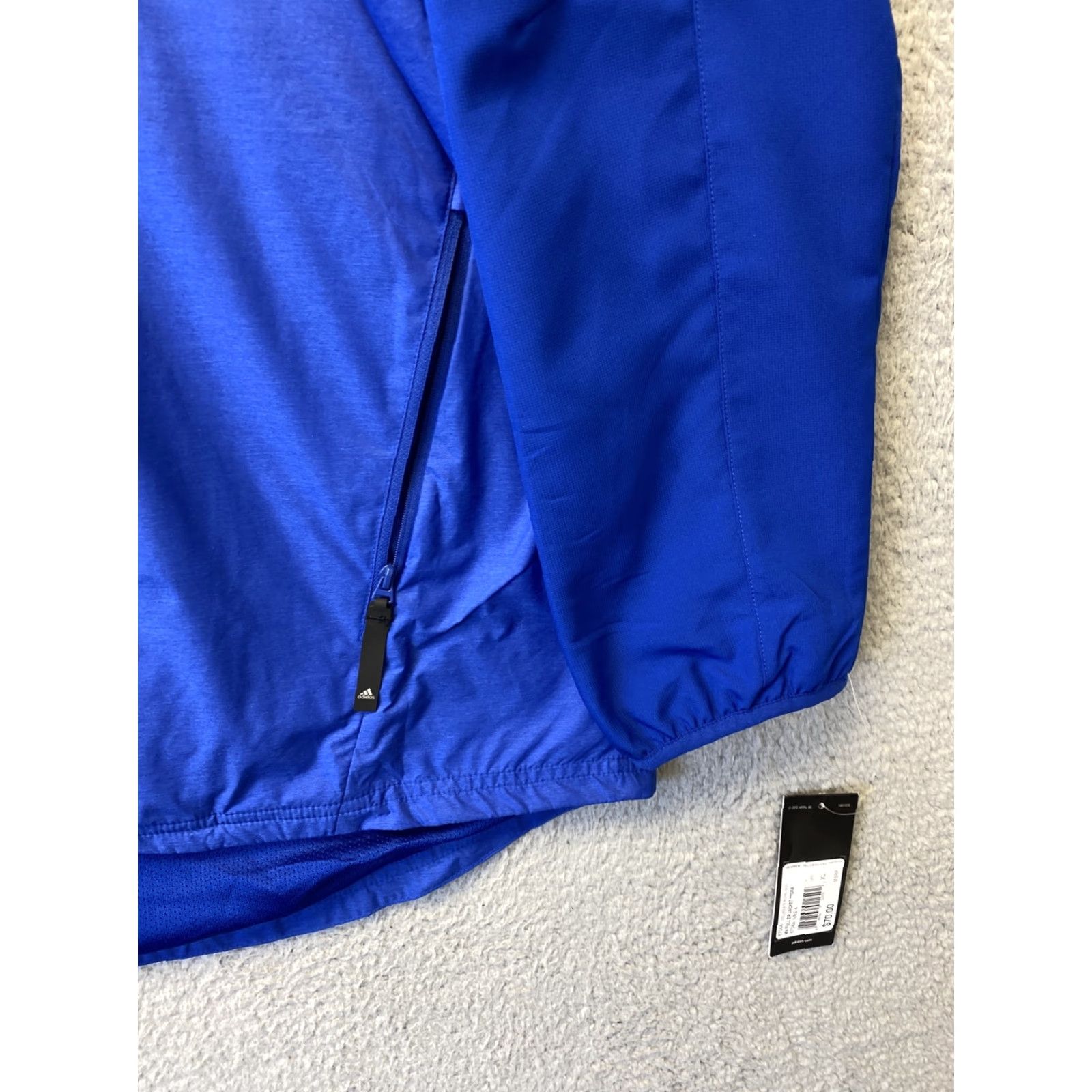 Adidas Adidas jacket Pullover logo Blue Windbreaker XL Adult men / 37-52 Size US XL / EU 56 / 4 - 3 Thumbnail