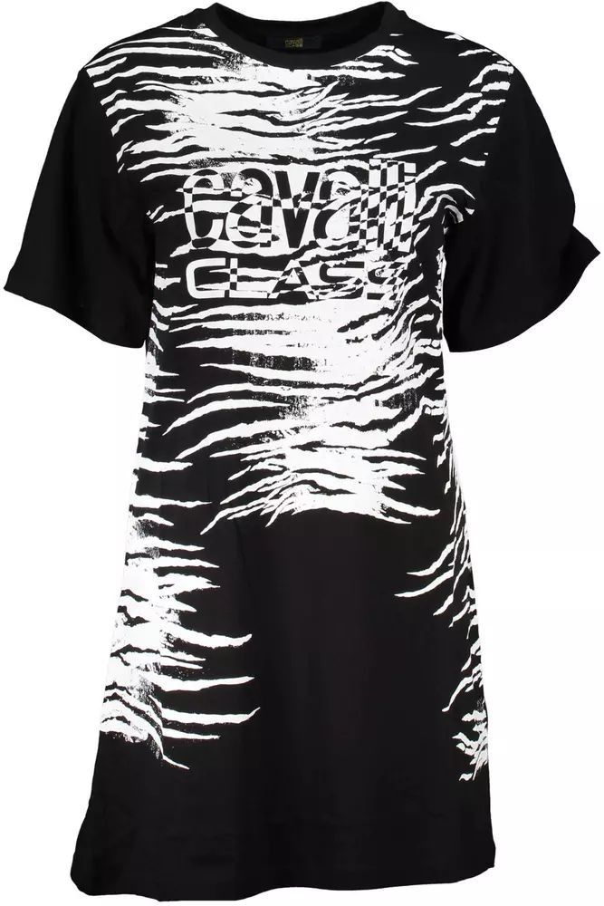 Cavalli Class Cavalli Class Elegant Short Sleeve Printed Women's Dress Size S / US 4 / IT 40 - 1 Thumbnail