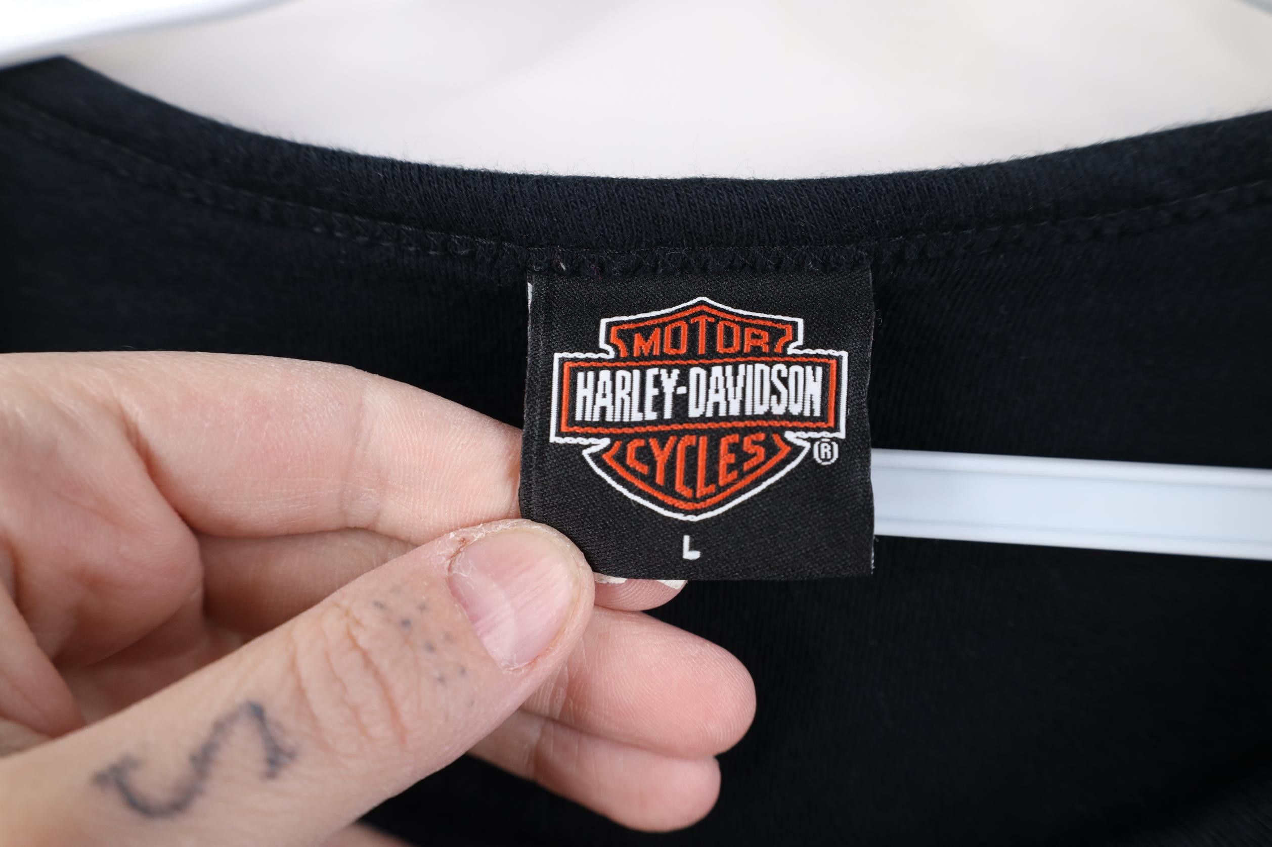 Harley Davidson Vintage Y2K 2007 Harley Davidson Week Long Sleeve T-Shirt Size L / US 10 / IT 46 - 7 Thumbnail