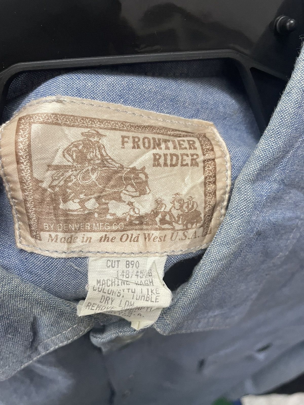 Vintage Old Vintage Western Frontier Rider Shirt Size US L / EU 52-54 / 3 - 6 Thumbnail