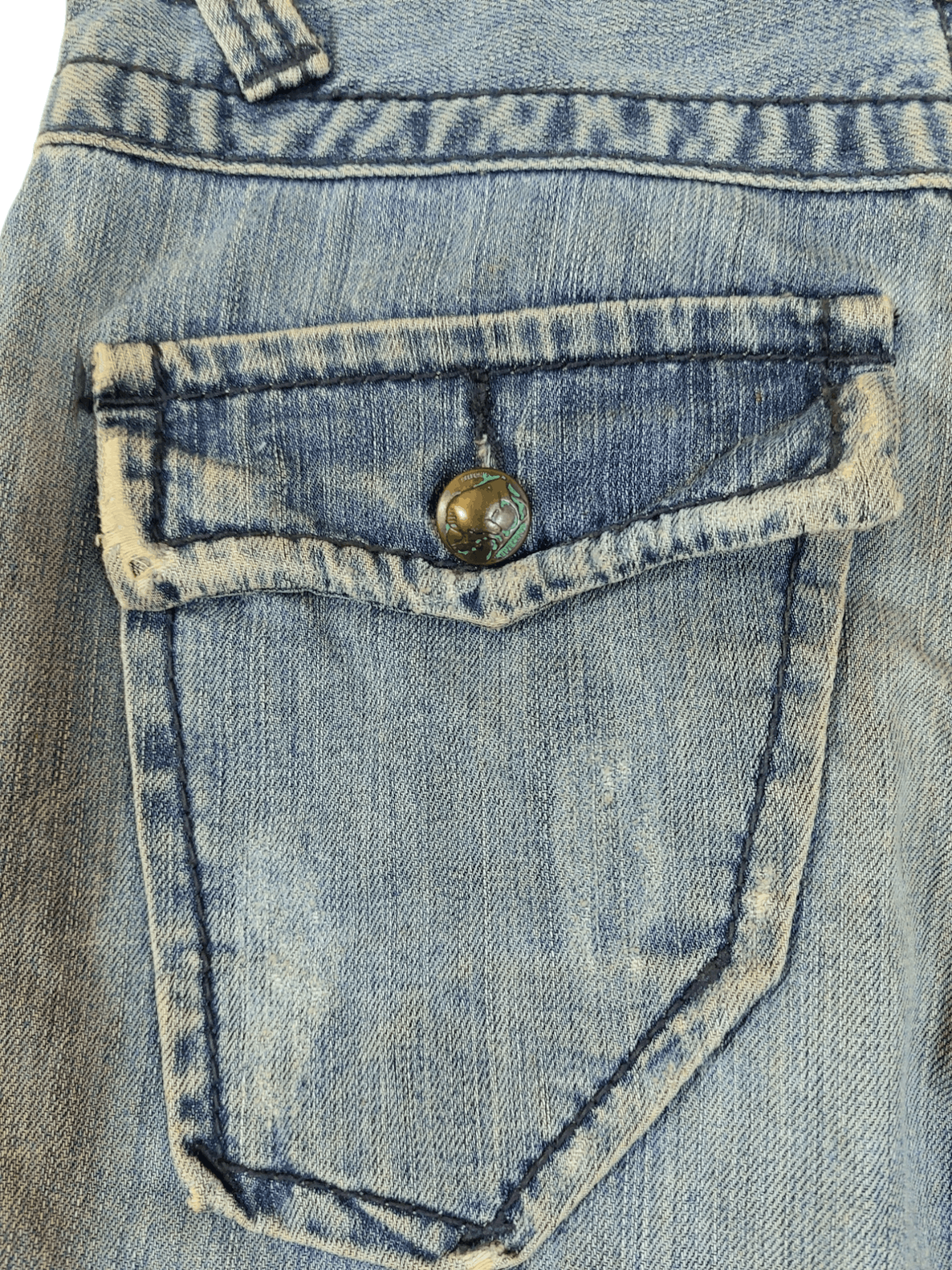 14th Addiction Stitch's Flare Distressed Denim Size US 29 - 16 Thumbnail