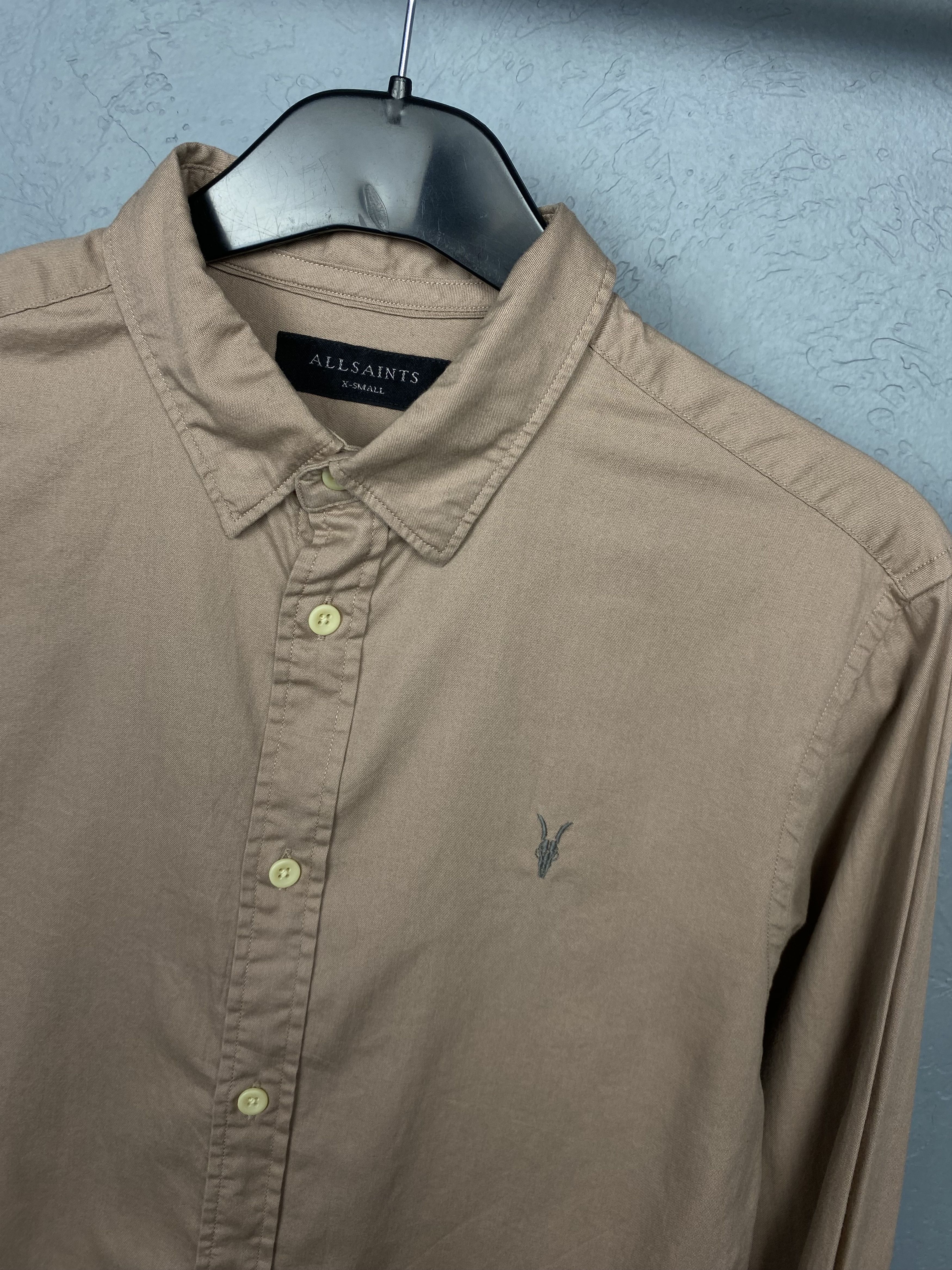 Allsaints Allsaints Redondo Vintage Mens Long Sleeve Shirt Size US XS / EU 42 / 0 - 2 Thumbnail