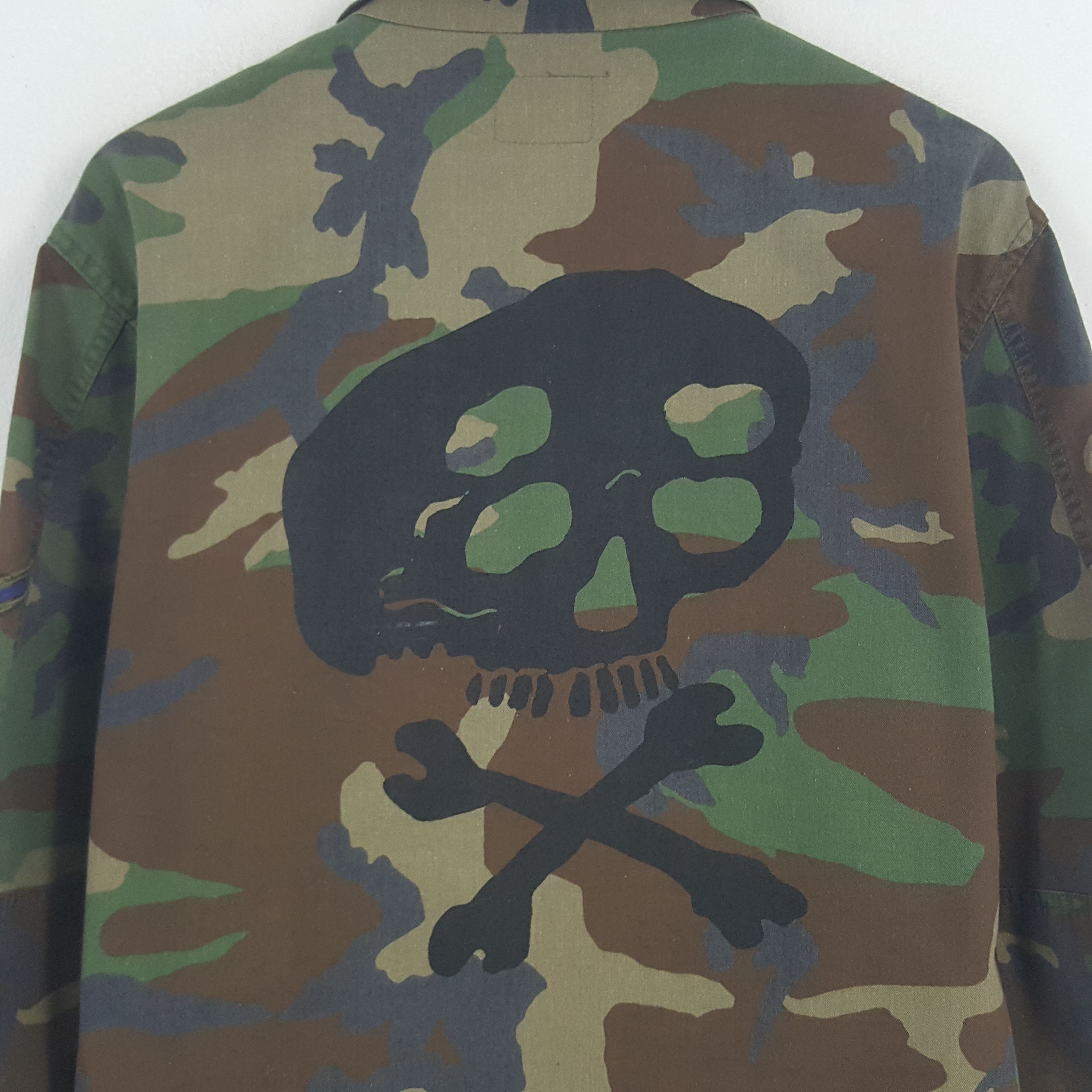 Vintage Vintage US Air Force Military Camo Custom Art Jacket Size US L / EU 52-54 / 3 - 4 Thumbnail