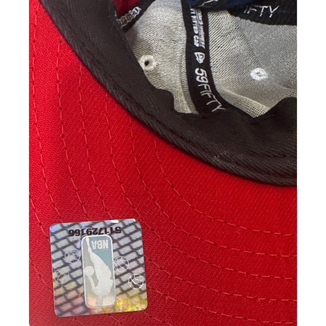 New Era New Era 59 Fifty NBA Hat 76ers Cap Size 7.5 Fitted Pinwheel Size ONE SIZE - 5 Thumbnail