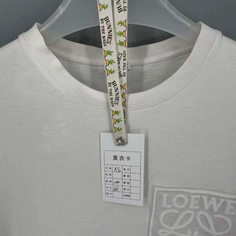 Loewe LOEWE White relief logo short sleeve Size XS / US 0-2 / IT 36-38 - 6 Thumbnail