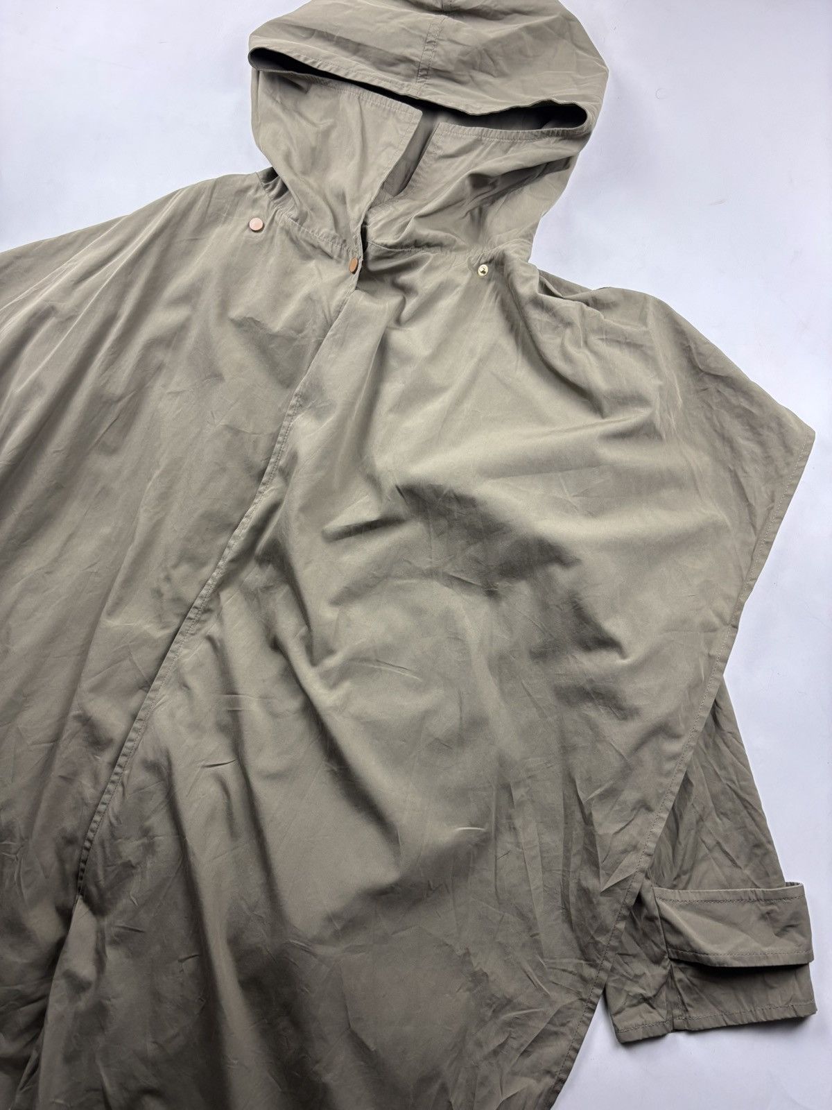 Bottega Veneta Bottega Veneta Pre Spring 2020 Hooded Trench Coat/ Poncho Size XS / US 0-2 / IT 36-38 - 3 Thumbnail