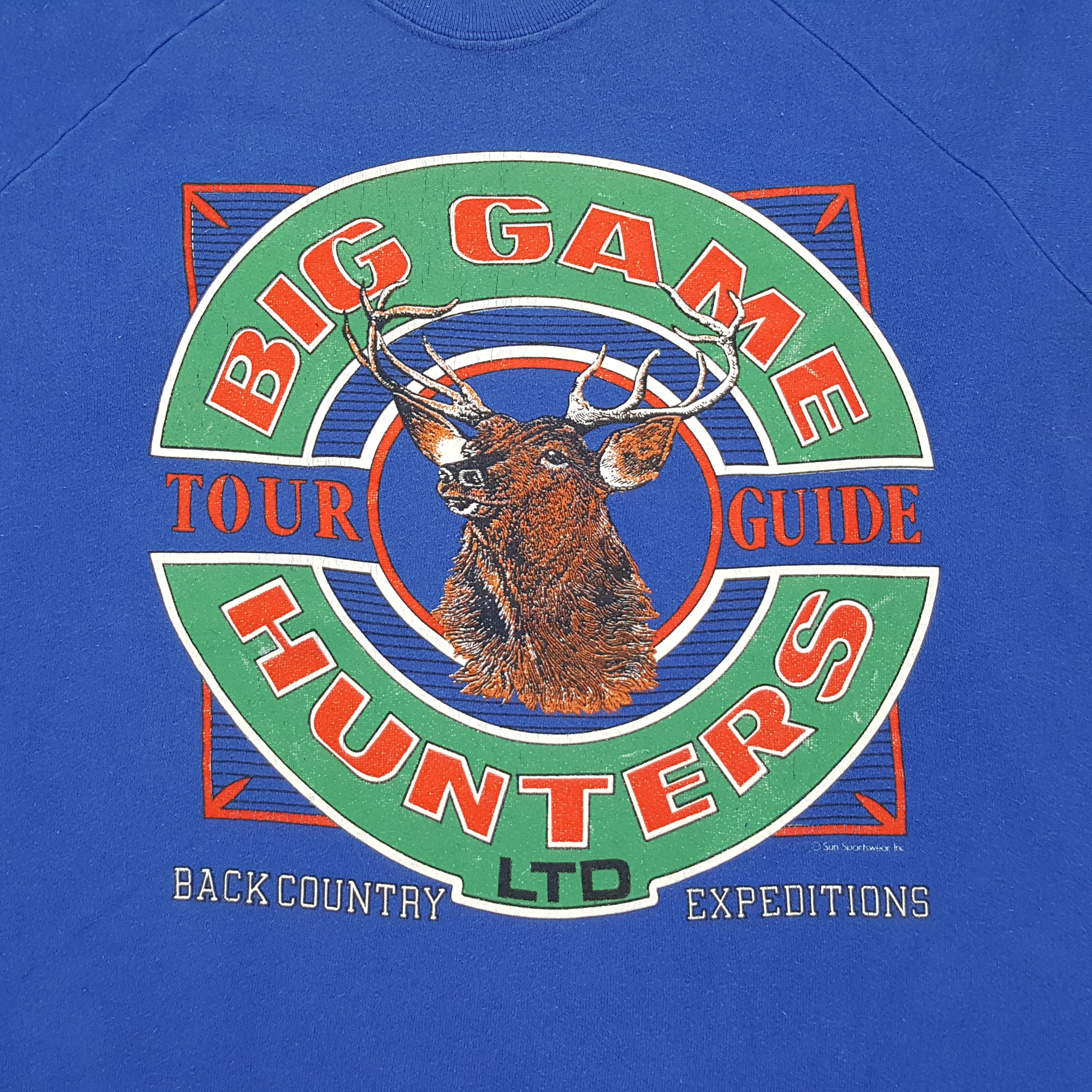 Vintage Vintage Big Game Hunters LTD Backcountry Sweatshirts Size US M / EU 48-50 / 2 - 2 Thumbnail