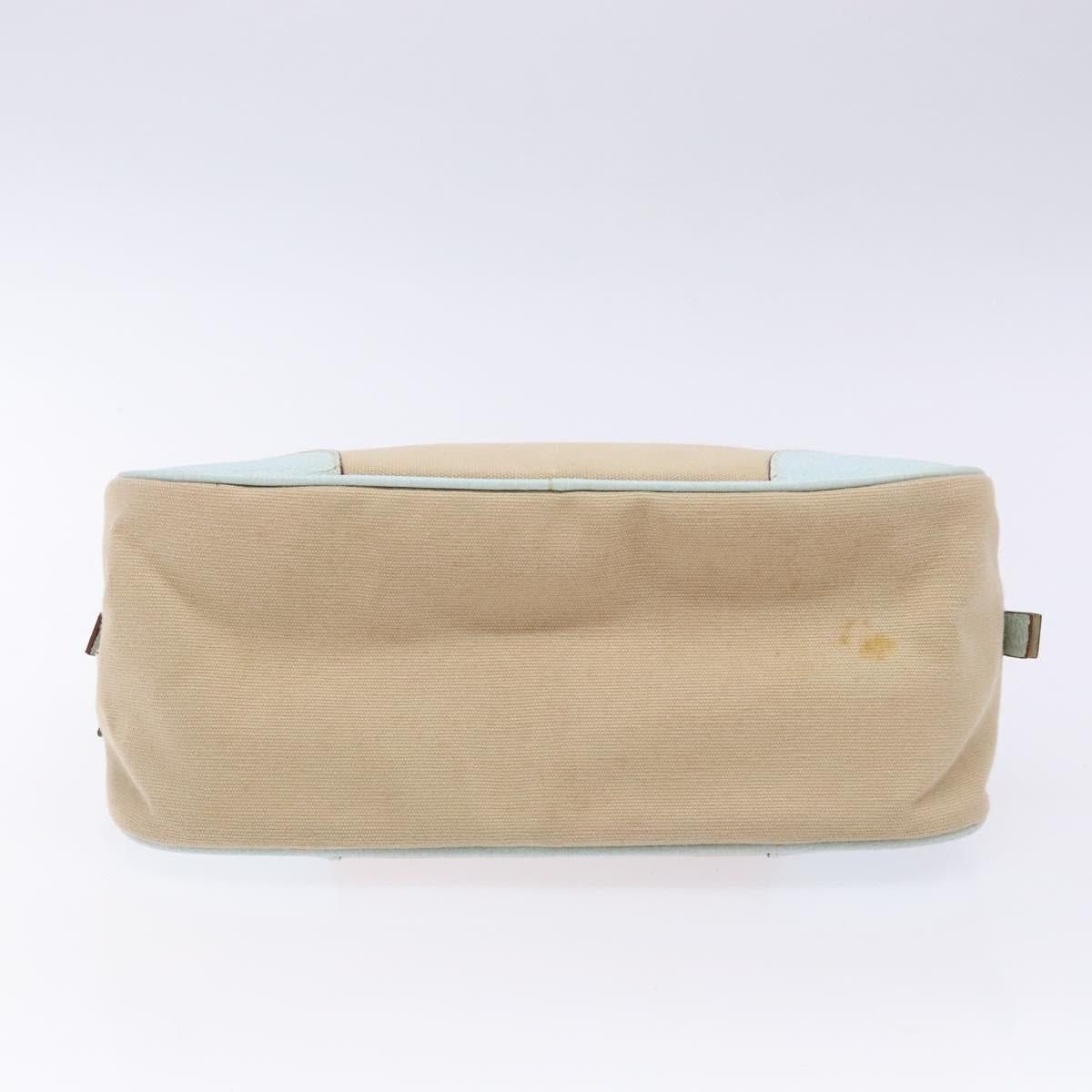 Prada PRADA Hand Bag Canvas Beige Silver Size ONE SIZE - 9 Thumbnail