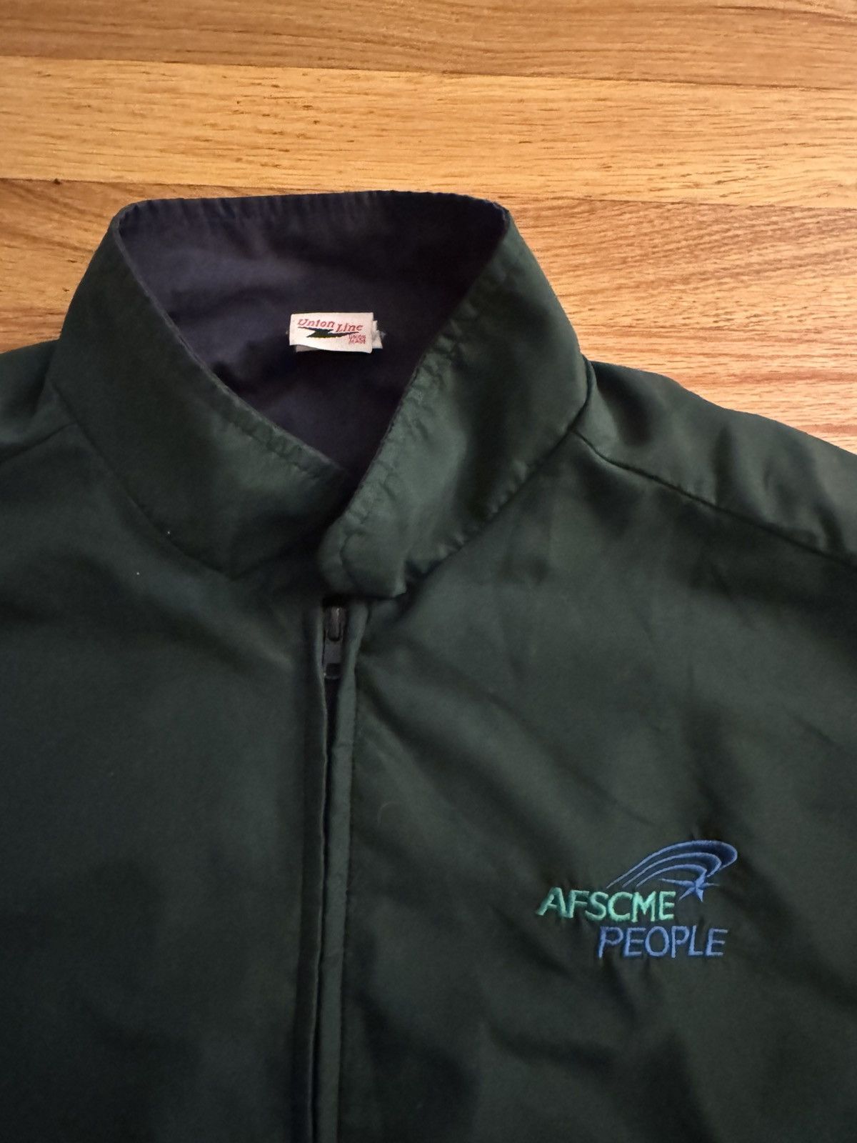 Vintage Forest Green Workwear Light Jacket Size US XXL / EU 58 / 5 - 2 Thumbnail