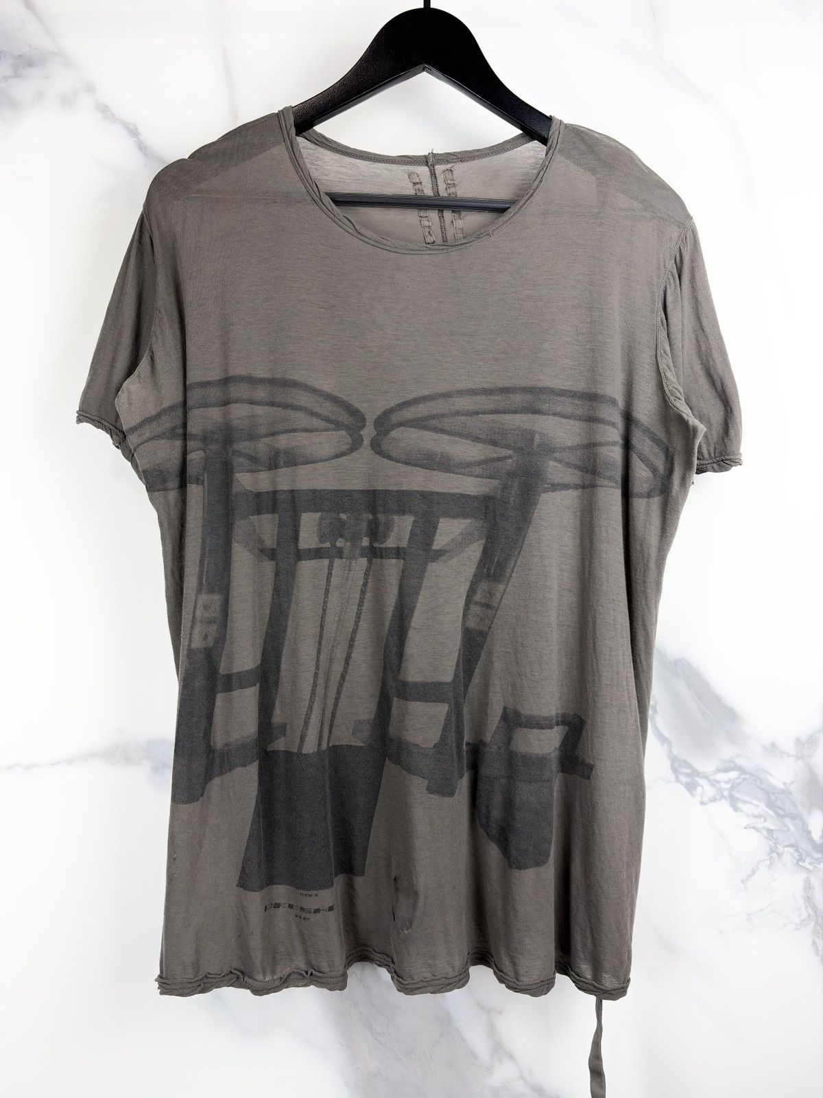 SS07 Rick Owens Drake Dark Shadow Gym 4 Tshirt Olmar