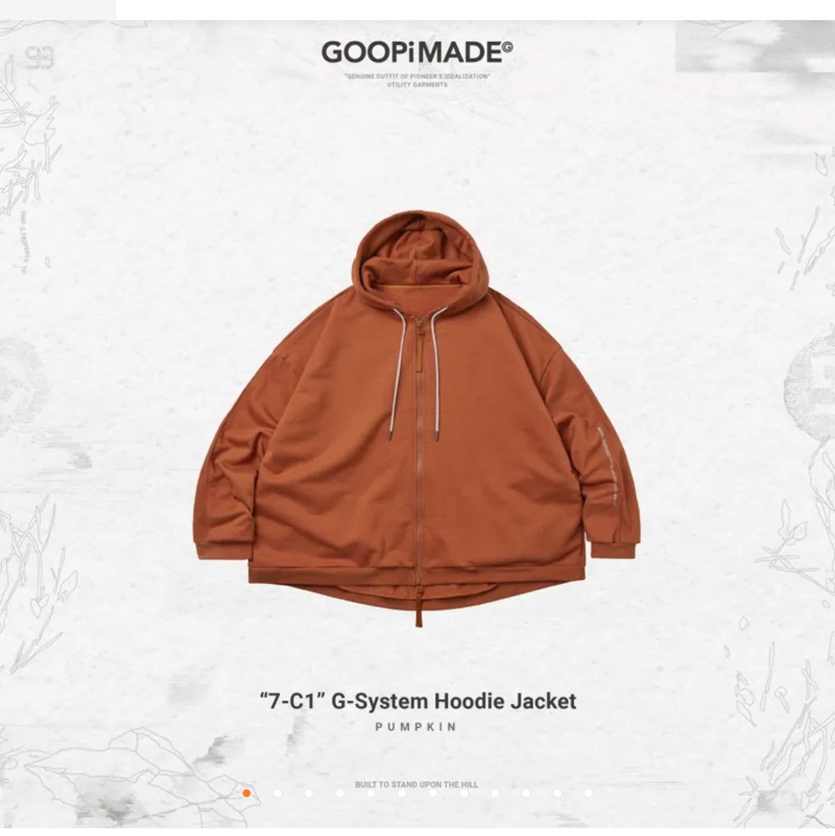 GOOPiMADE GOOPiMADE “7-C1” G-System Hoodie Jacket - Pumpkin size 3 Size US XL / EU 56 / 4 - 1 Thumbnail