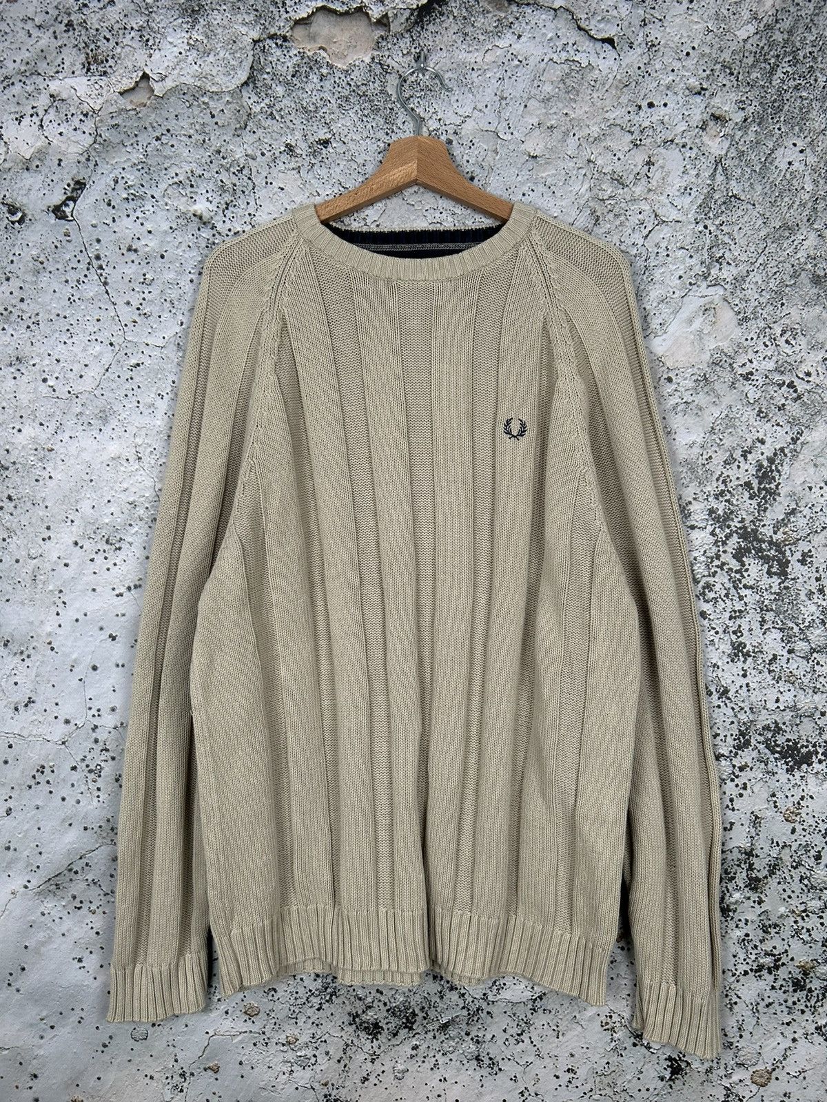 Fred Perry Vintage Fred Perry 90s Sweater Alternative Grunge Rock Punk Size US L / EU 52-54 / 3 - 1 Thumbnail