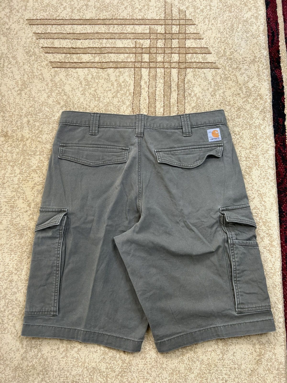 Carhartt Carhartt Olive Cargo Shorts Size US 34 / EU 50 - 2 Thumbnail