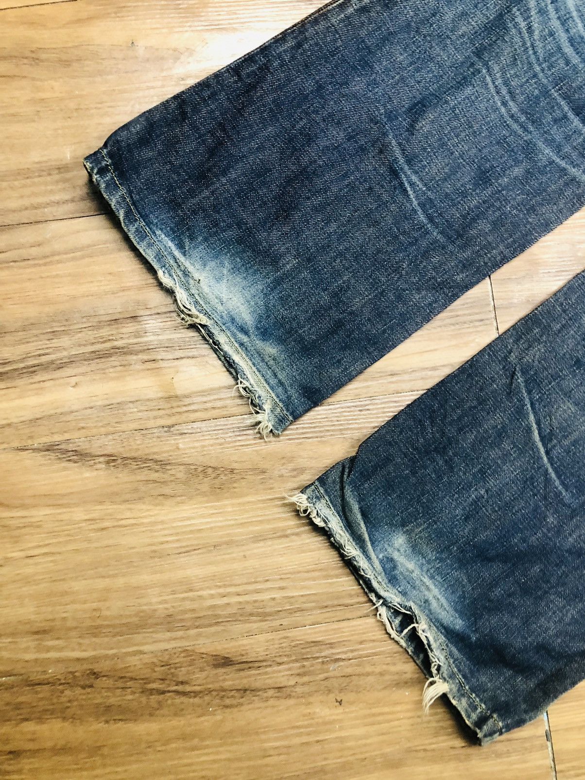 Lee Lee Vintage Flare Jeans High Waist Distressed (37) Size US 30 / EU 46 - 18 Thumbnail