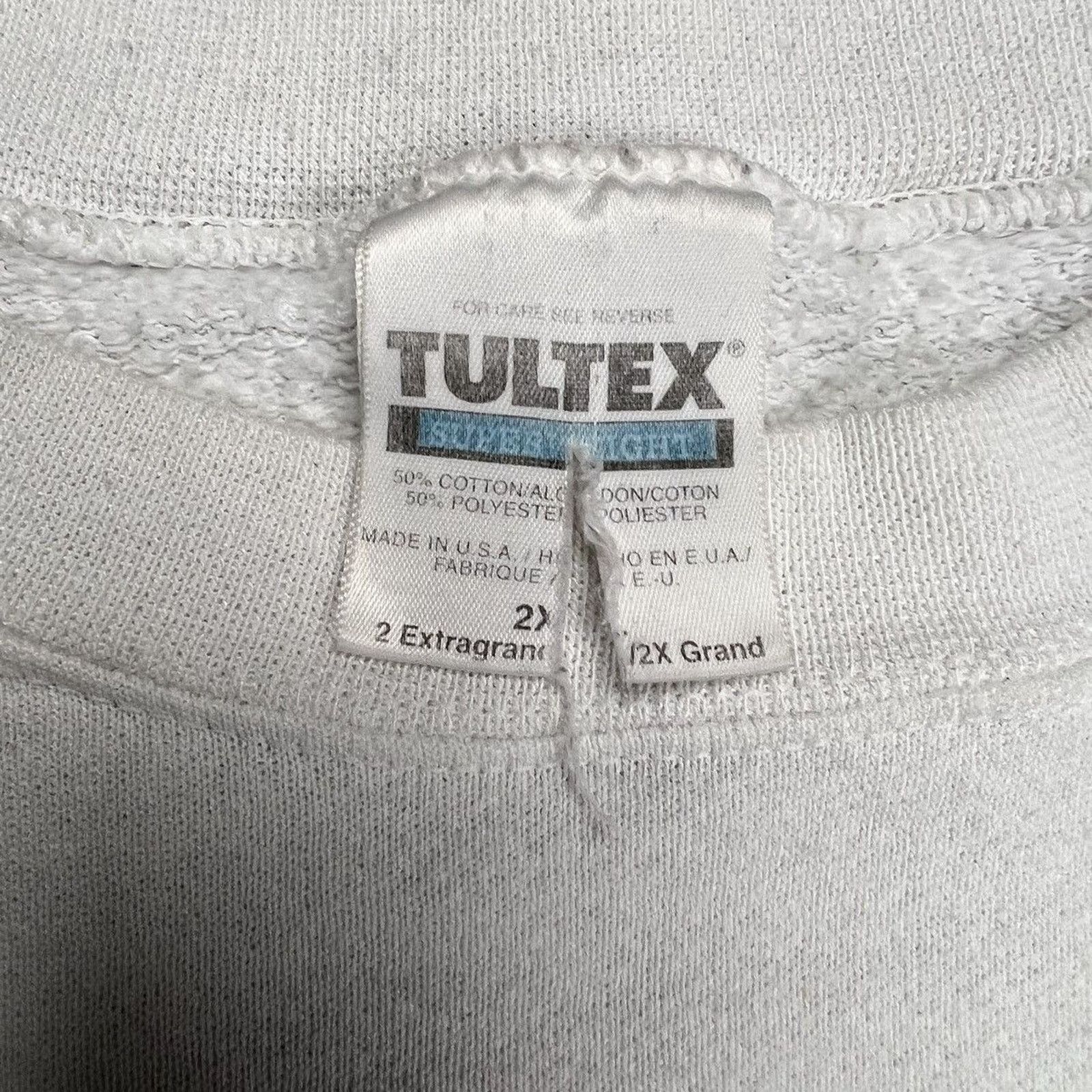 Vintage Vintage Tultex Blank Sweatshirt 90s USA Pullover Crewneck Size US XXL / EU 58 / 5 - 5 Thumbnail