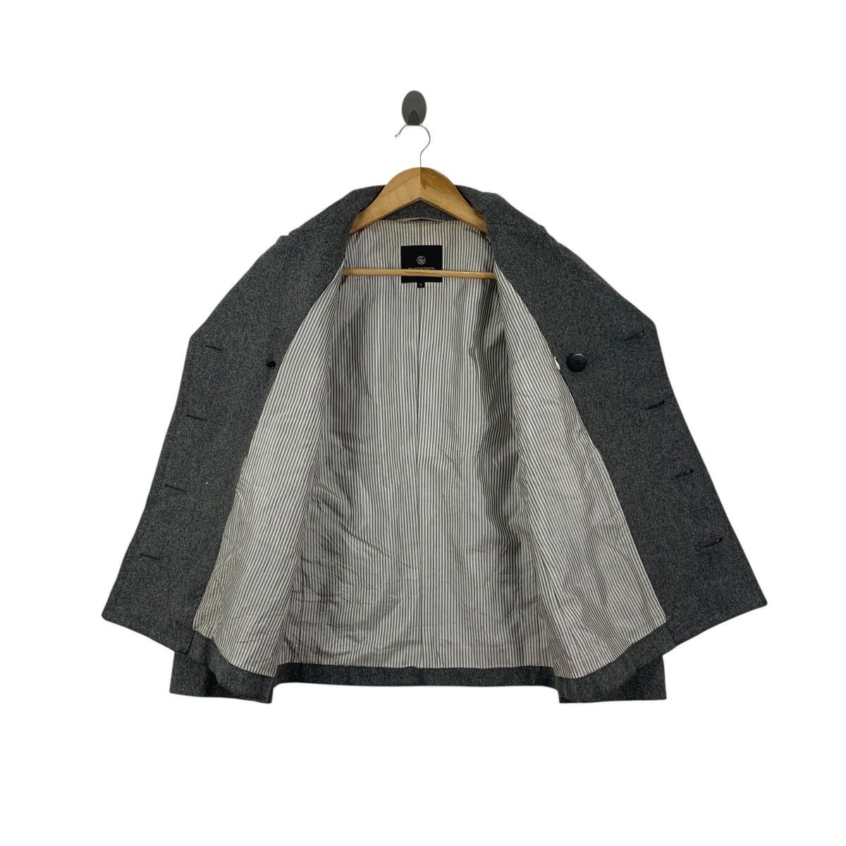 United Arrows UNITED ARROWS Beauty & Youth Peacoat Double Breasted Pea Size S / US 4 / IT 40 - 6 Thumbnail