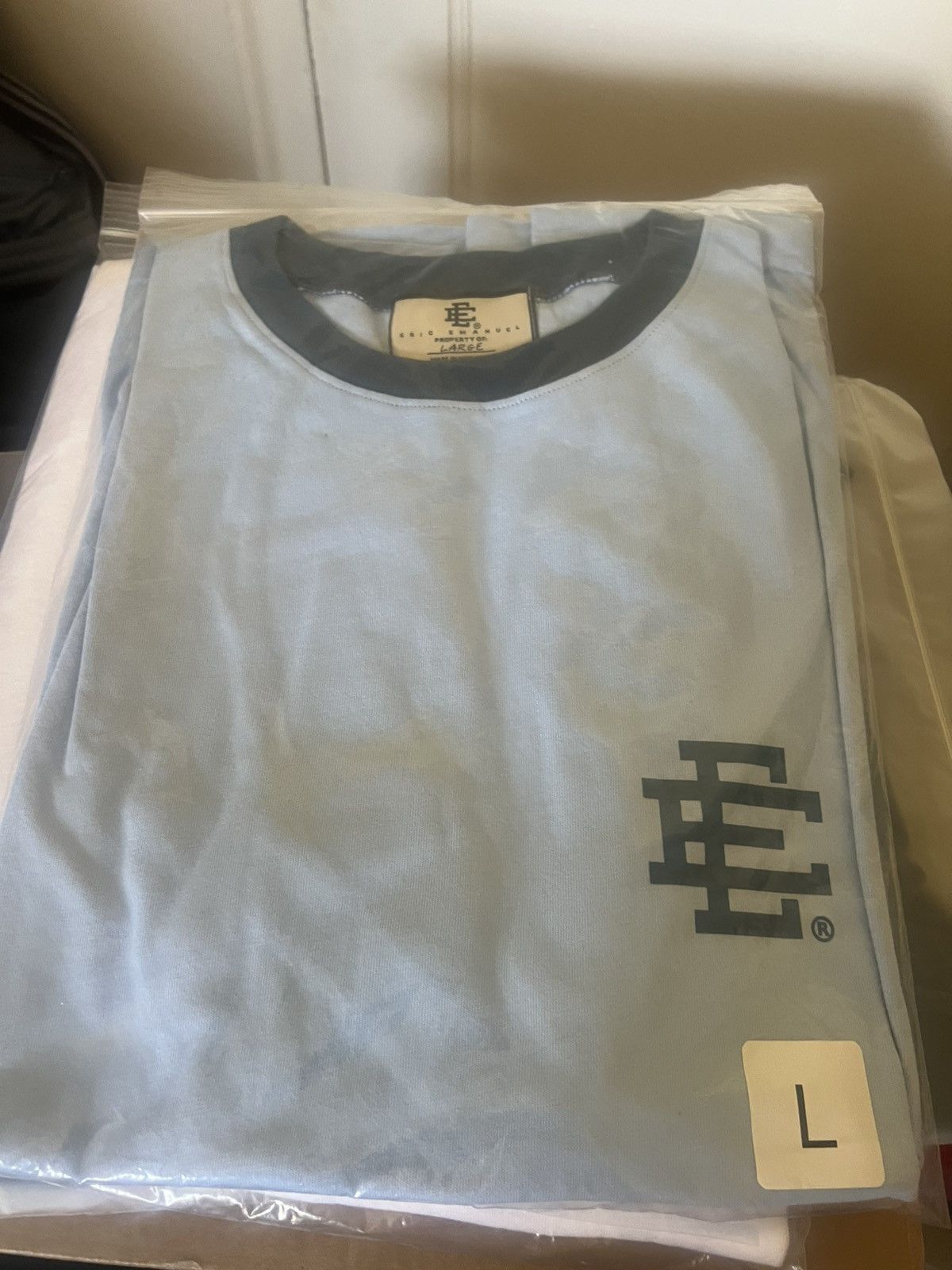 Eric Emanuel Eric Emanuel EE delicate blue & navy ringer tee large Size US L / EU 52-54 / 3 - 2 Thumbnail